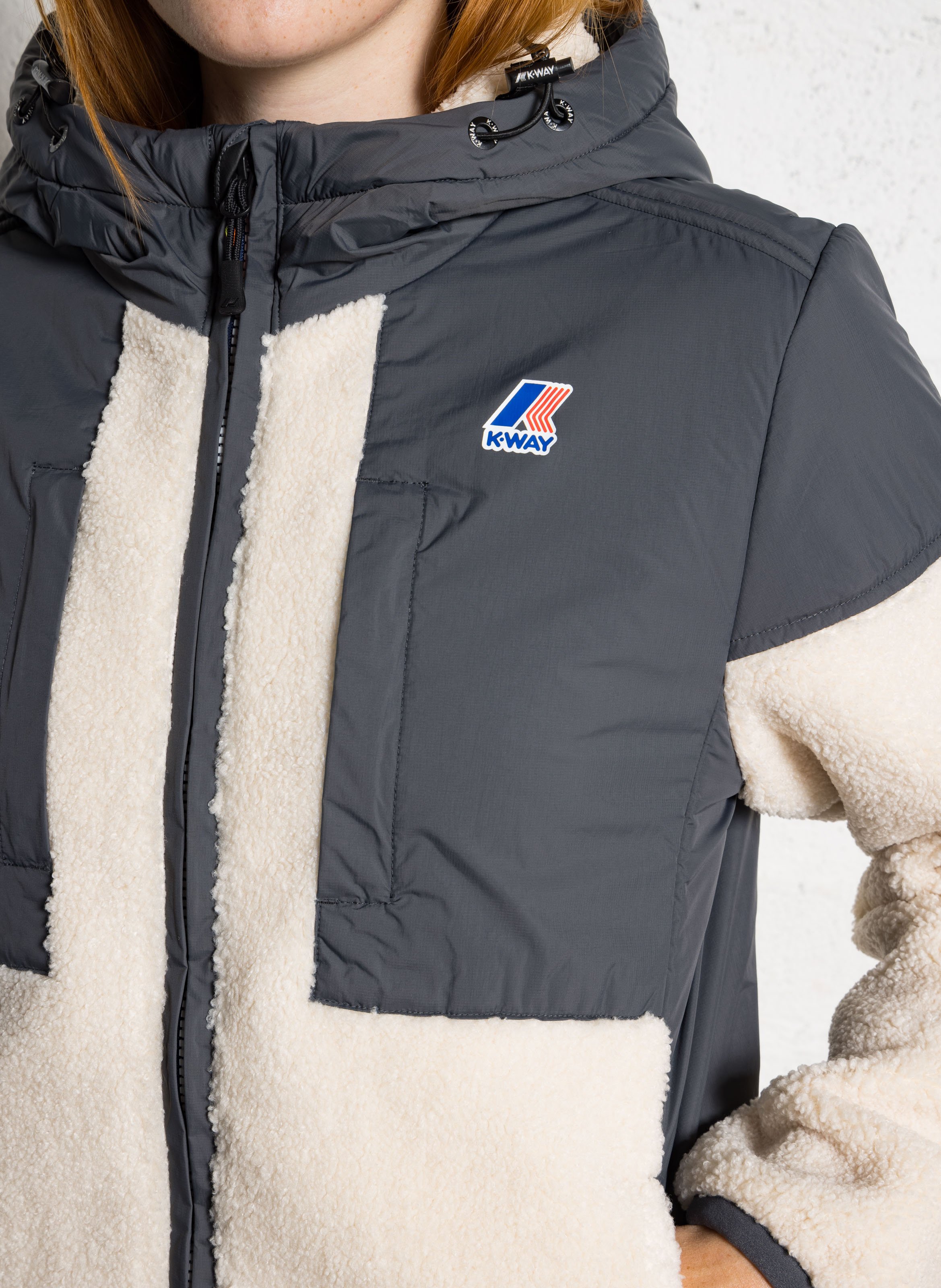 Polaire col montant  K-WAY Gris