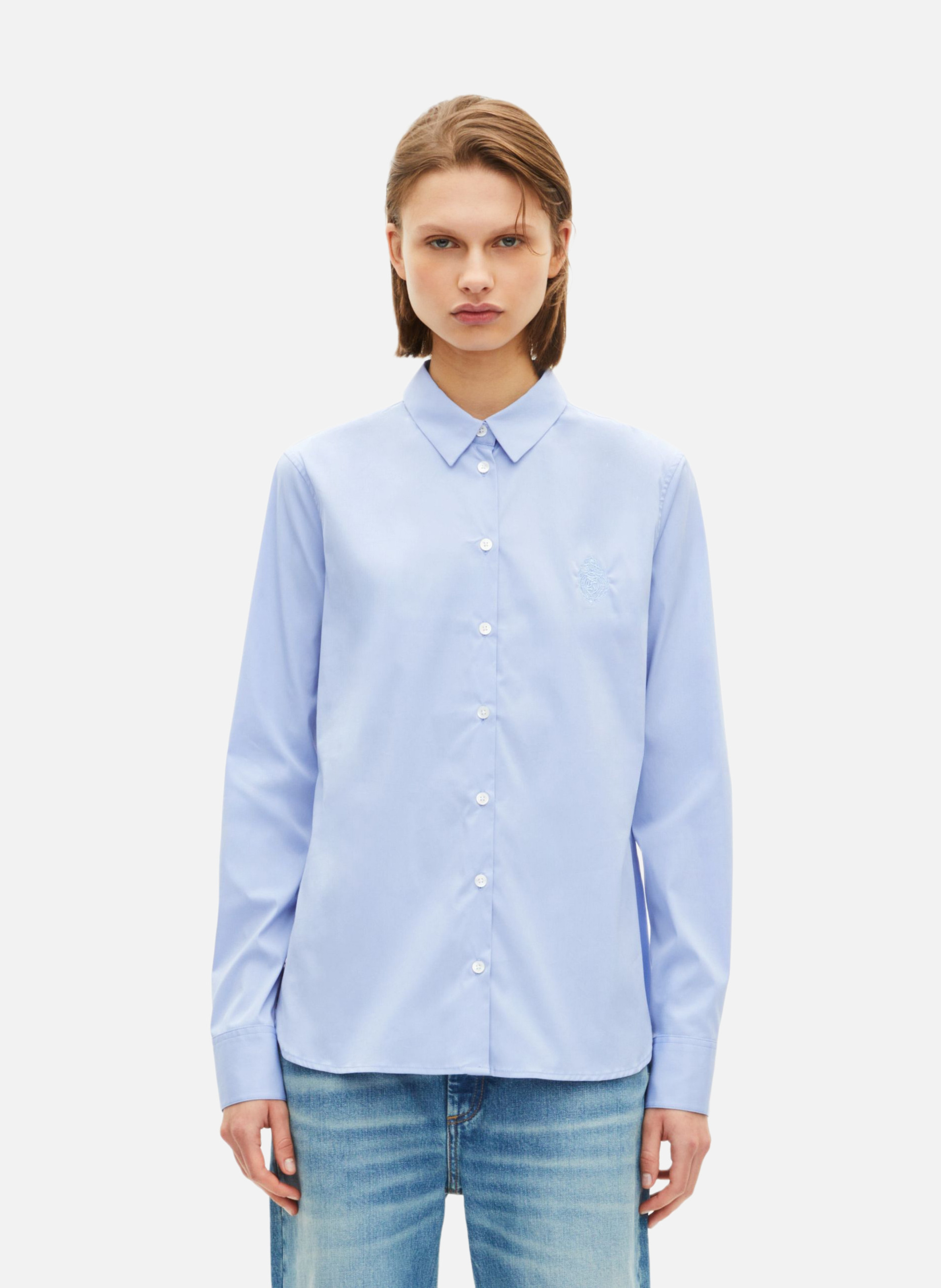 Poplin shirt THE KOOPLES Blue