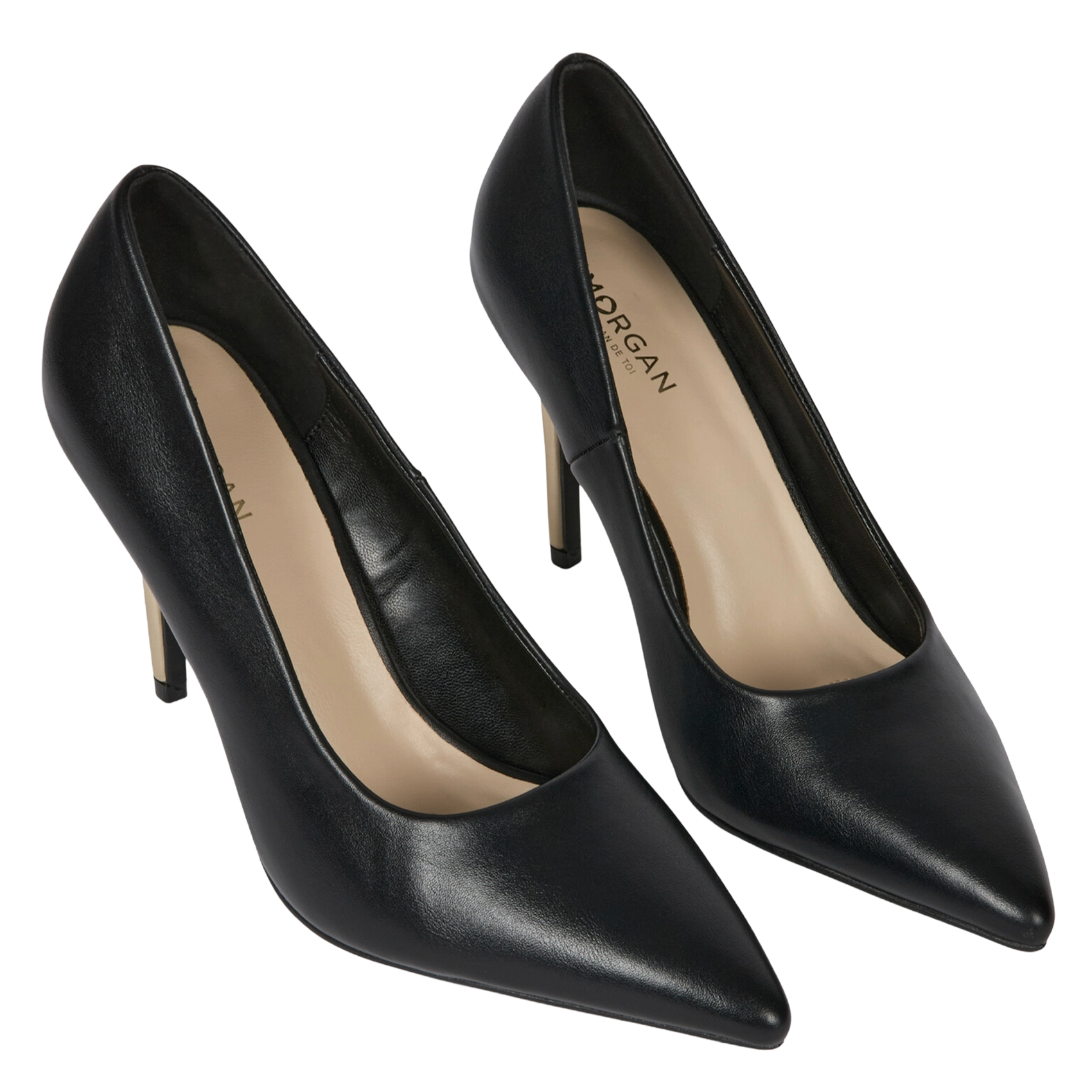 Pointed-toe high heel pumps MORGAN Black