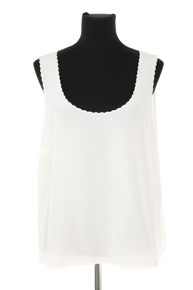 Azawood sleeveless top SEZANE - Seconde main White