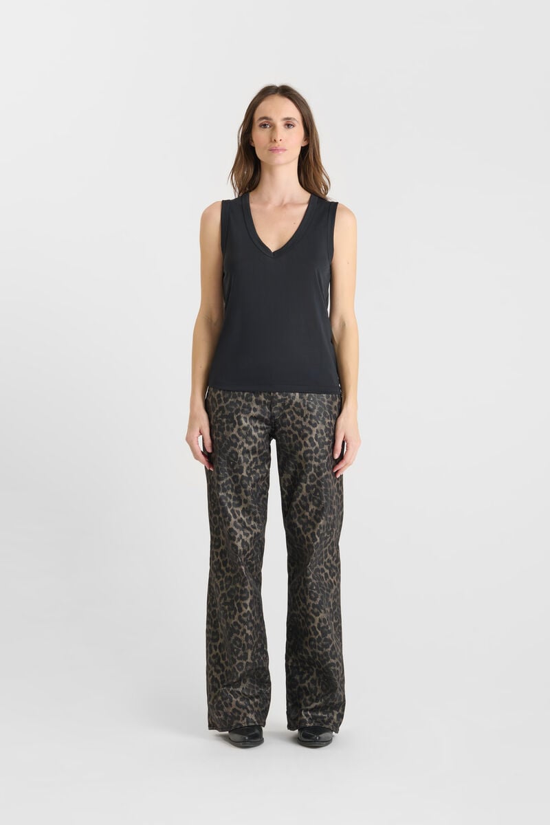 Tank top LE TEMPS DES CERISES Black