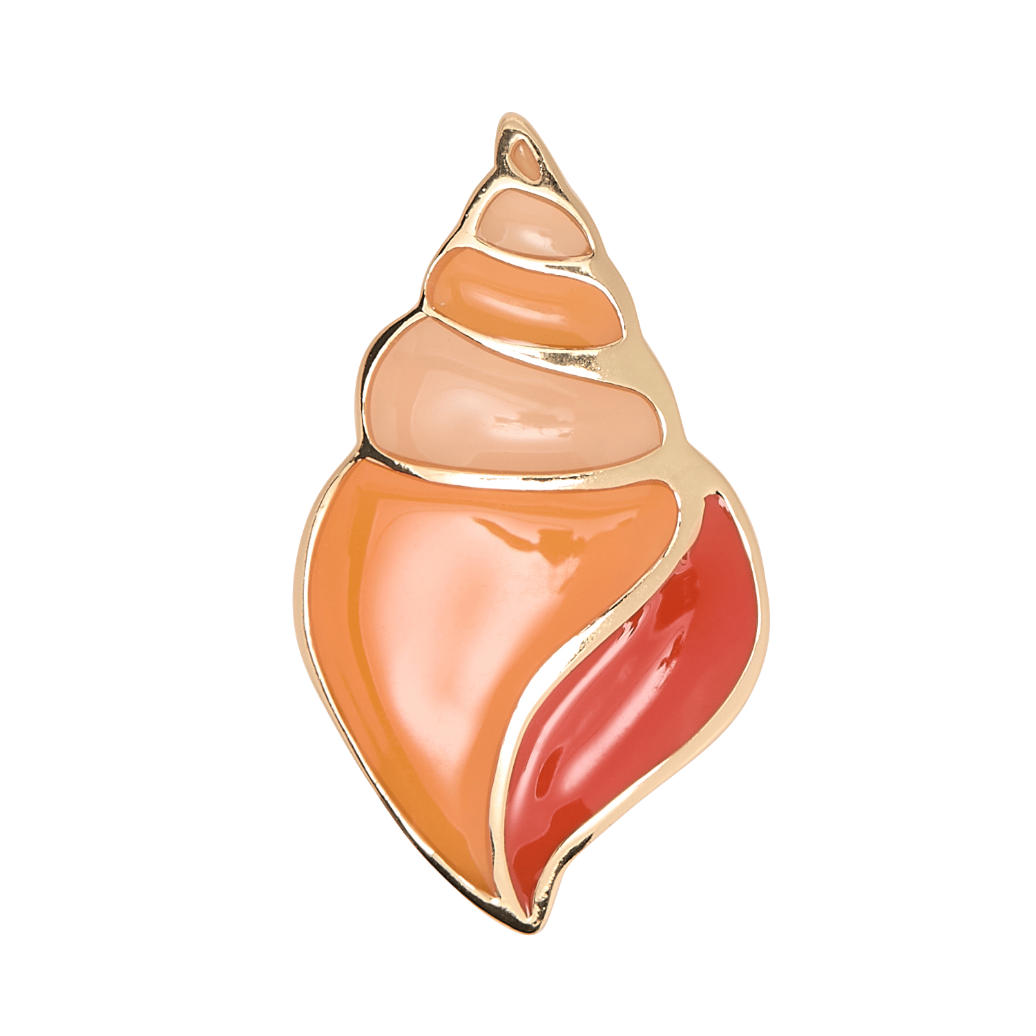 Brosche aus Messing-Mix DES PETITS HAUTS Golden