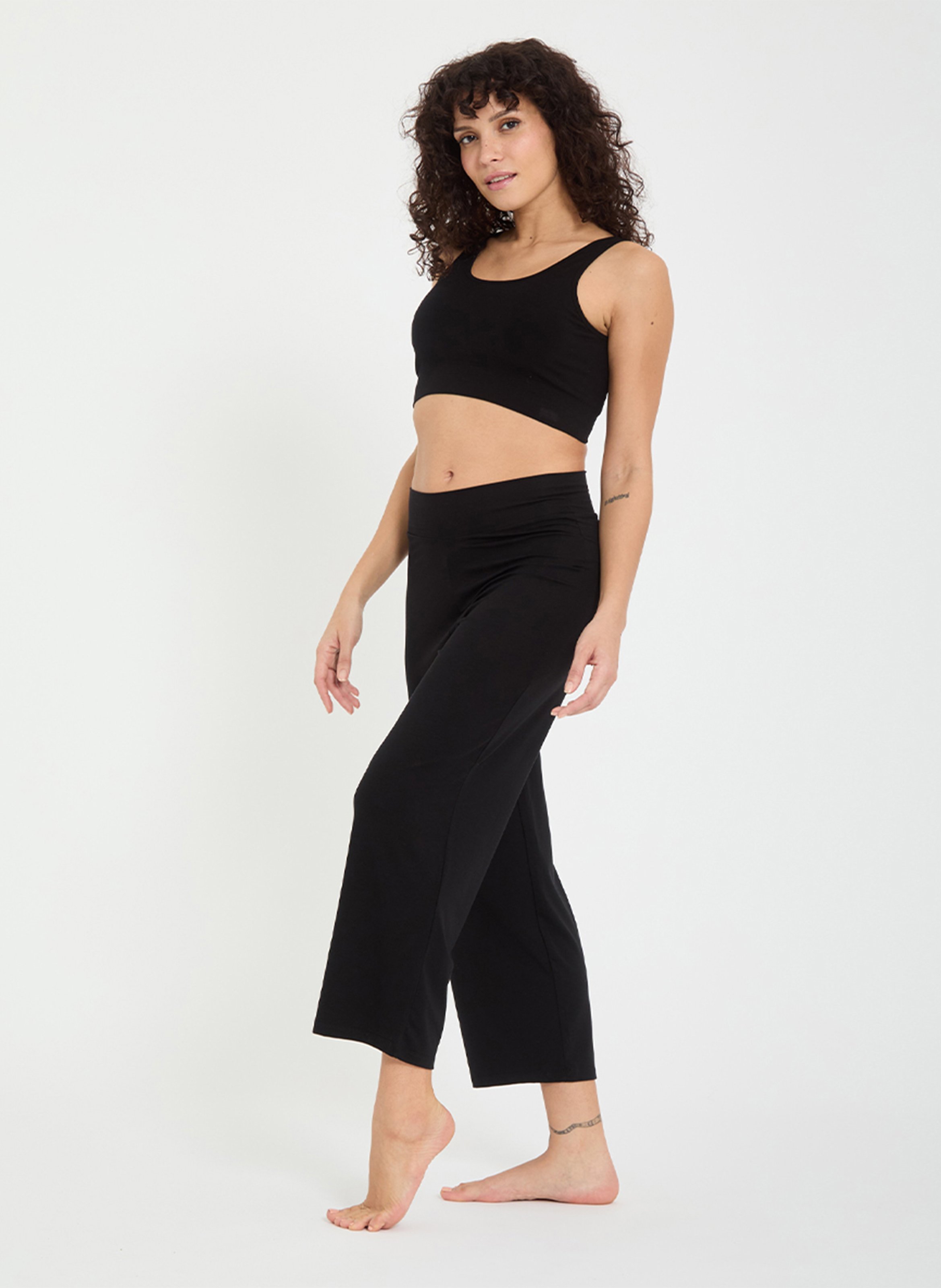 Weiche Jogginghose YOGA SEARCHER Schwarz