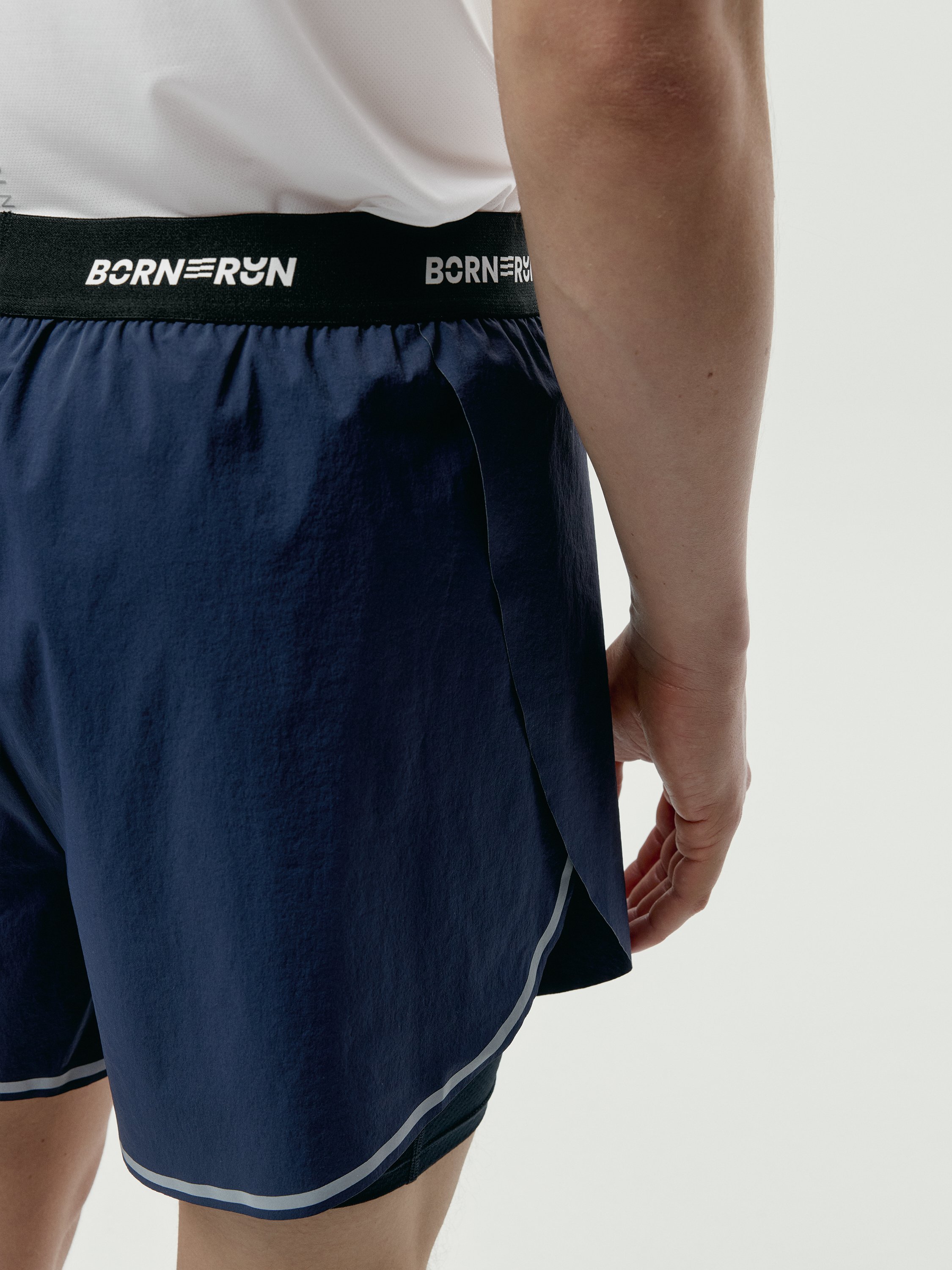 Men's running sports shorts BORN Blue