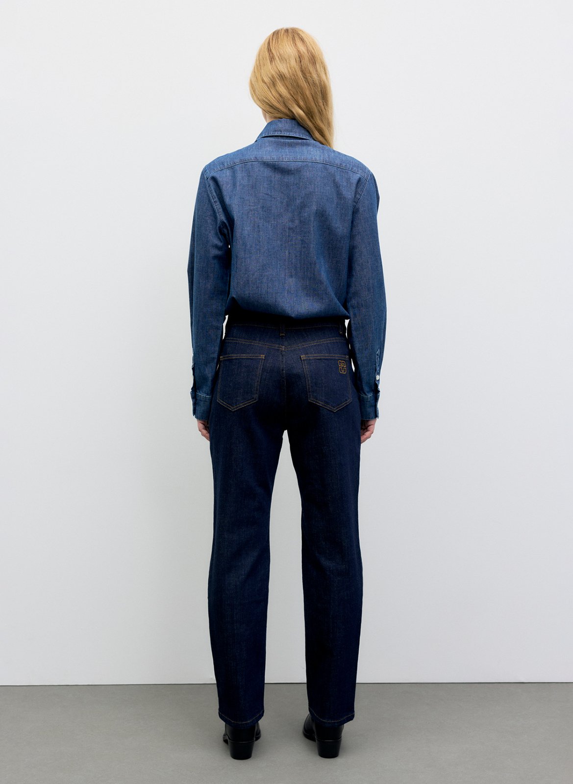 Jean droit brut taille haute GERARD DAREL Bleu