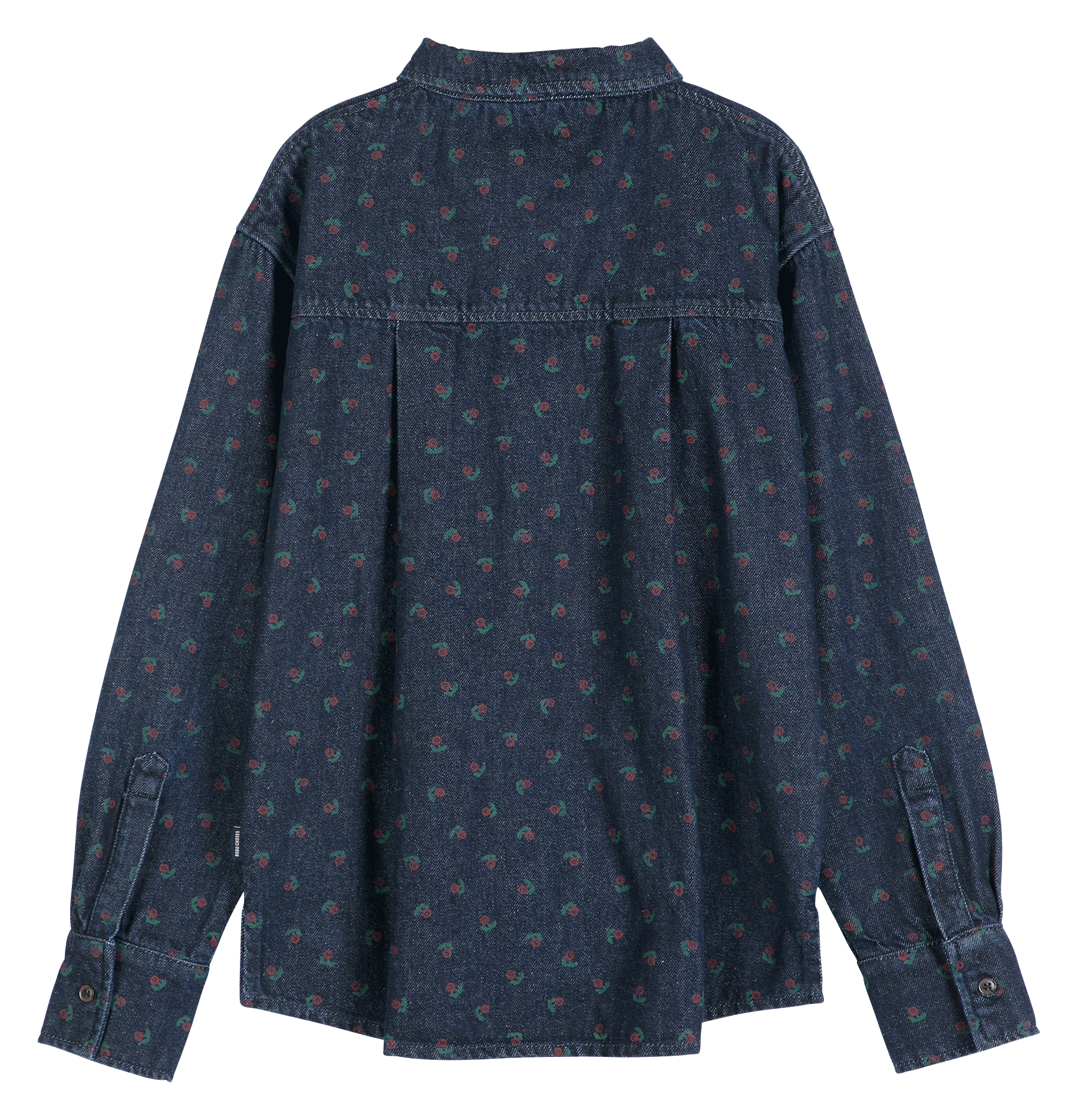 Denim shirt with patterns BOBO CHOSES Blue
