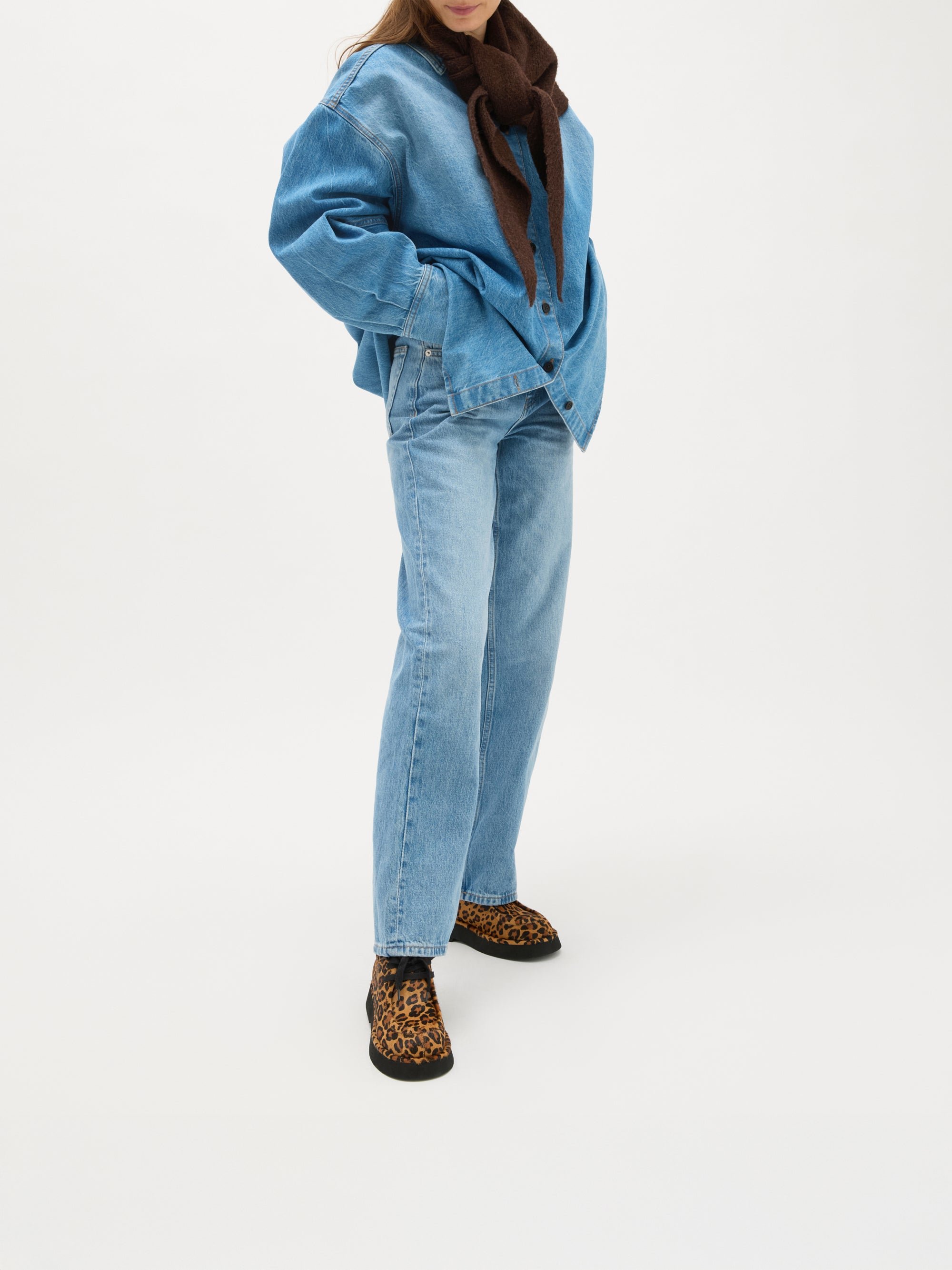 Plateau derbies with thick sole VANESSA WU Brown