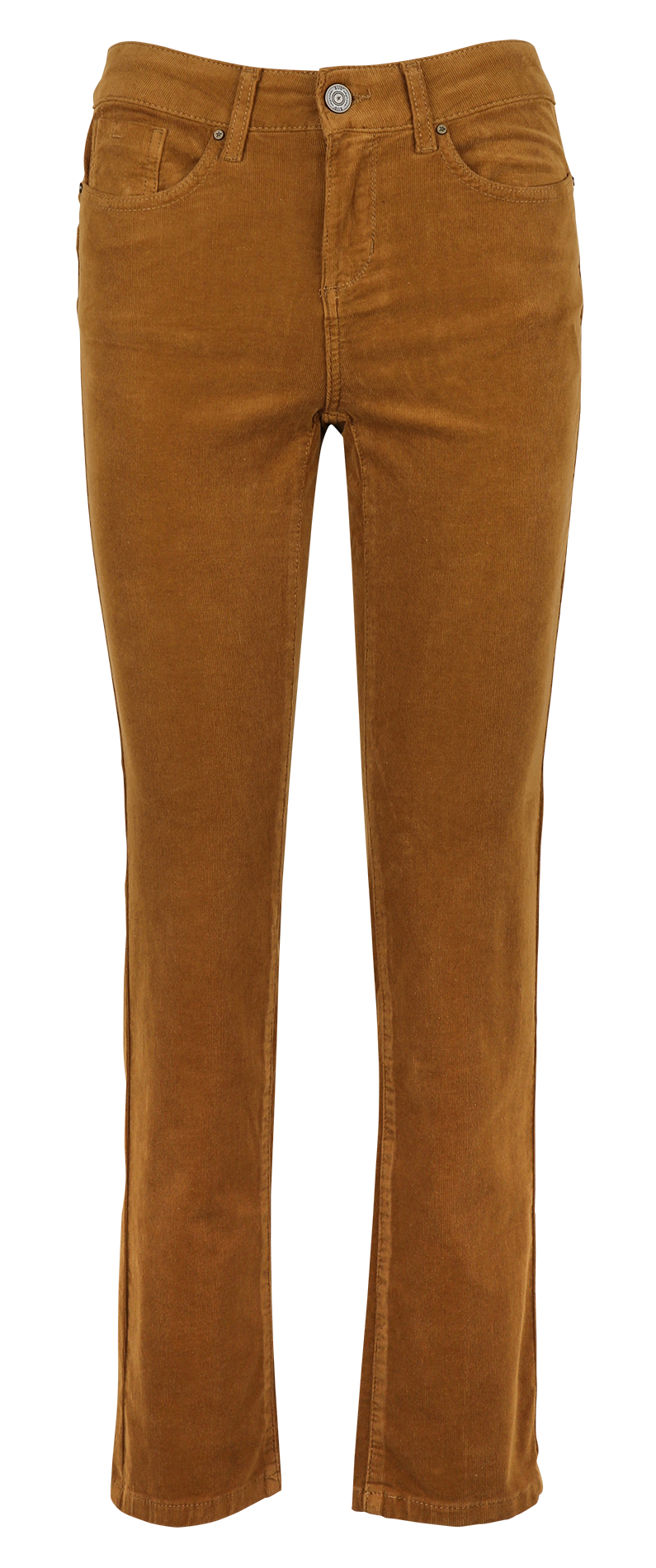 Slim-fit broek van katoenvelours met stretch SUD EXPRESS