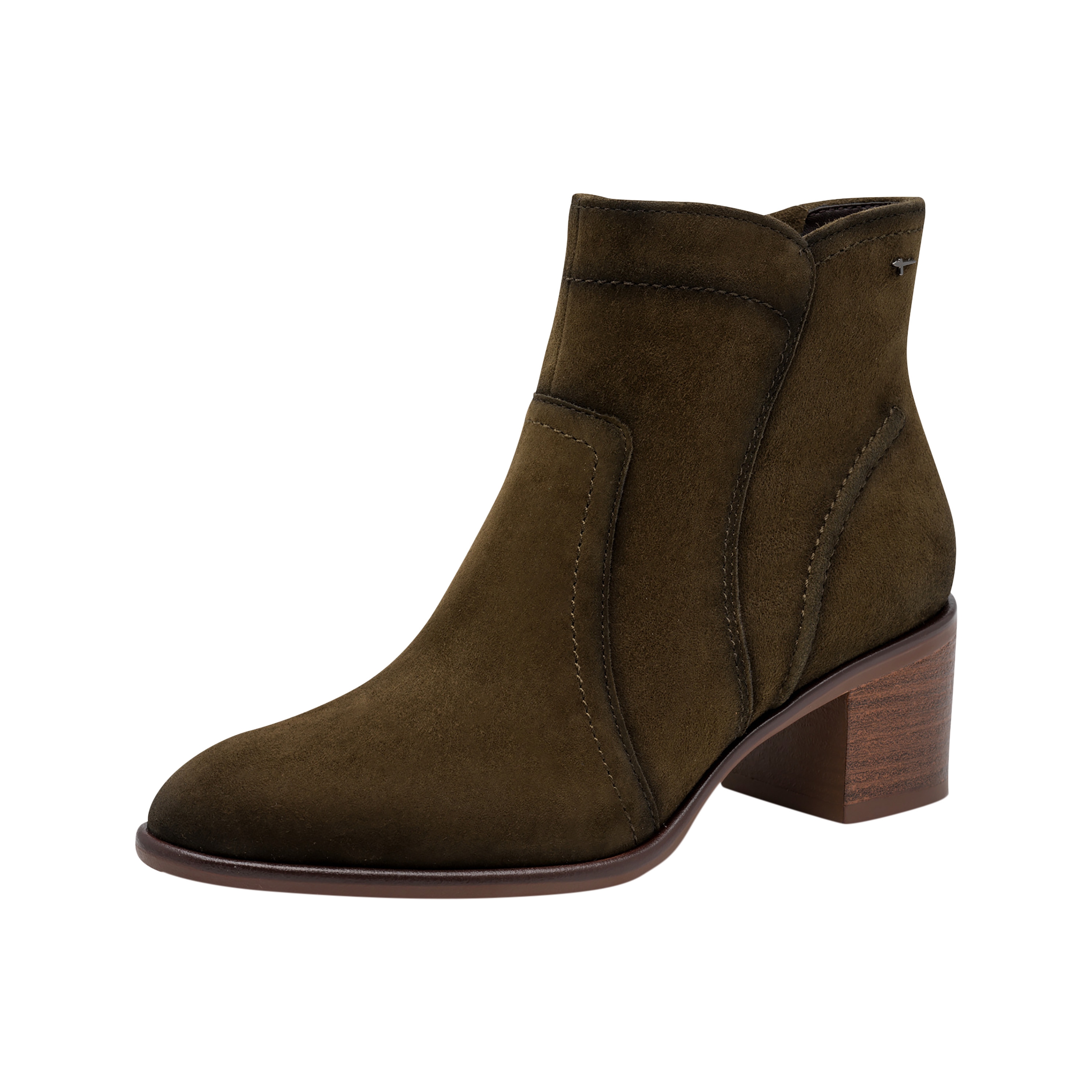 Bottine cuir TAMARIS Vert
