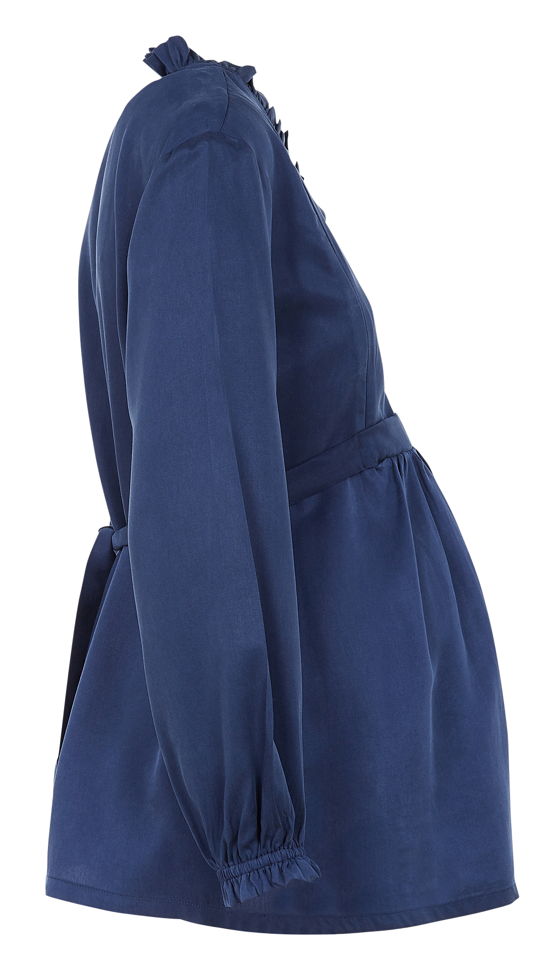 Long-sleeved maternity top POLINA Blue