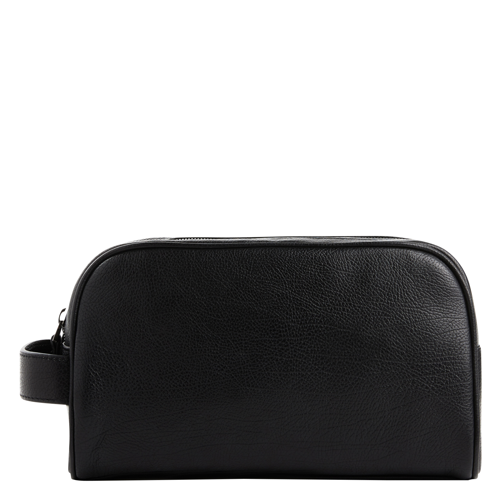 Kulturtasche aus Leder SAISON 1865 Schwarz