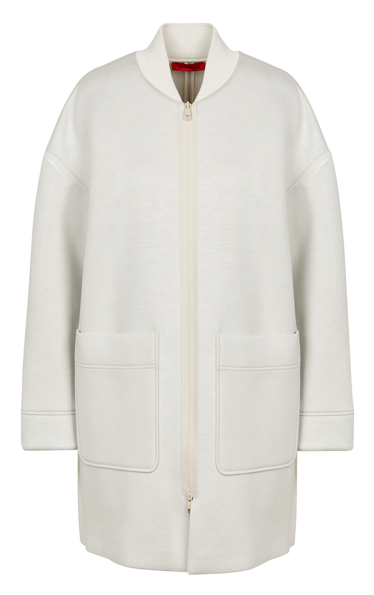 Veste droite col teddy MAX&Co. Blanc
