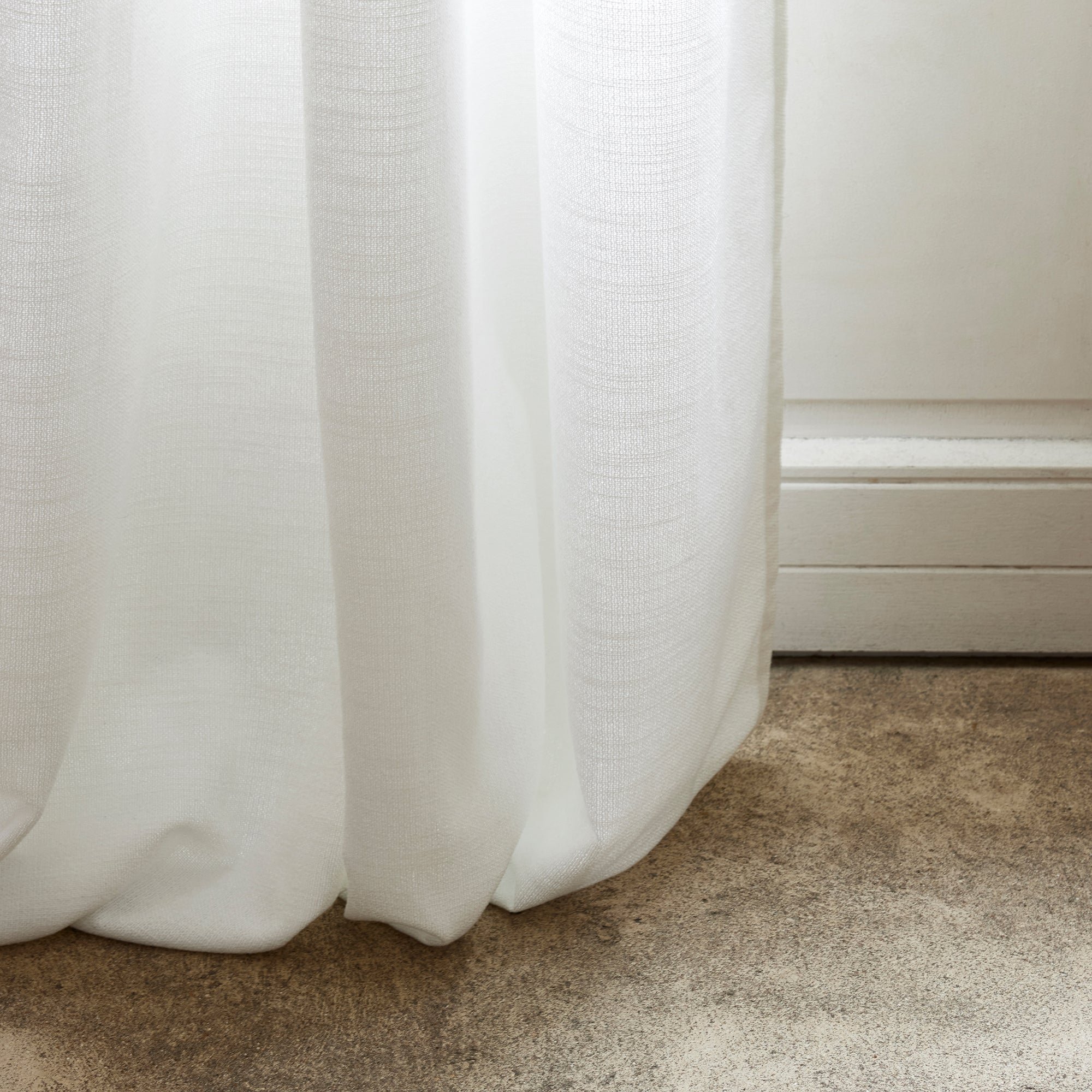 ABSTRACT - Curtain with eyelets MADURA White