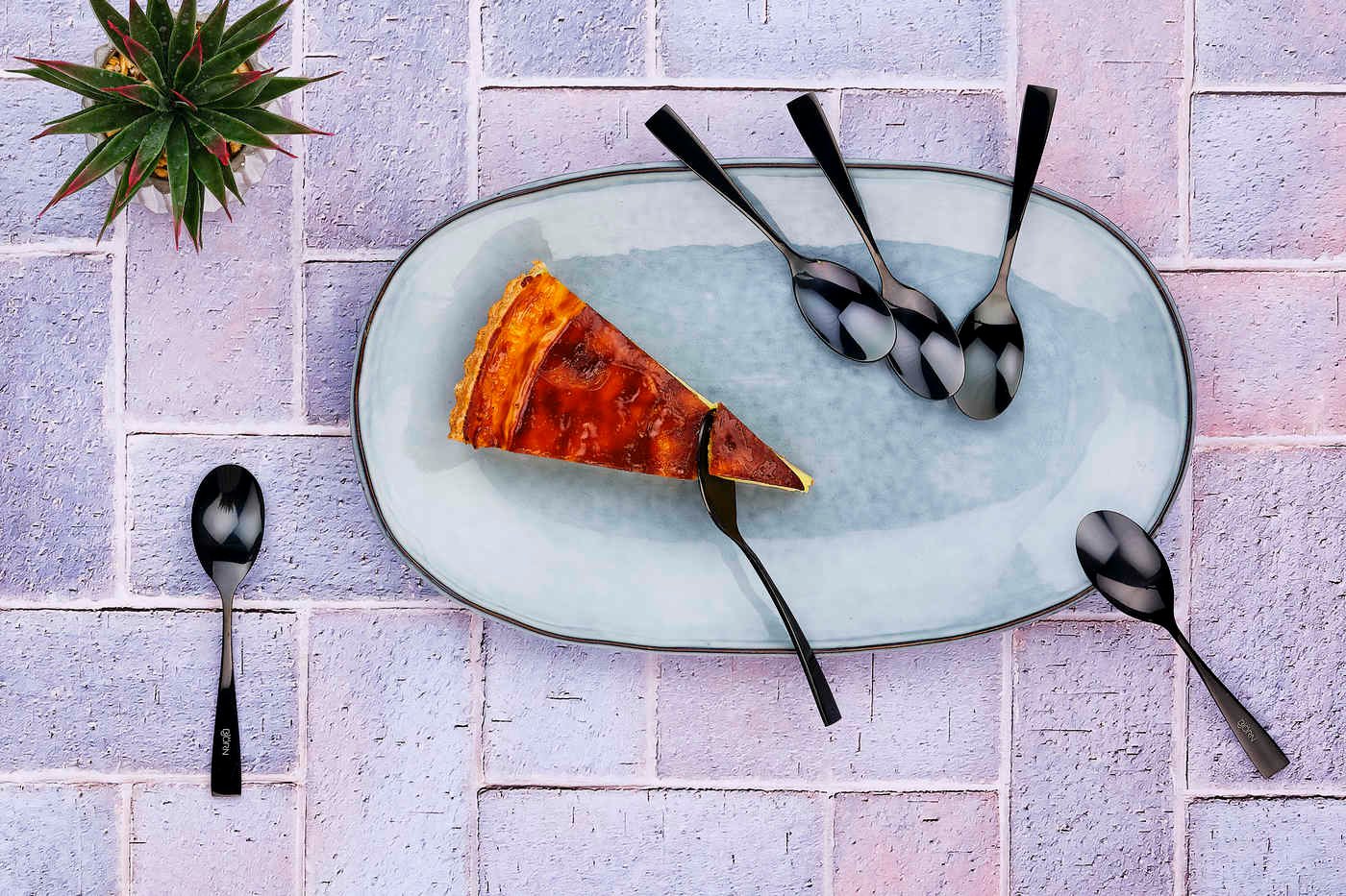 Sven - black set of 6 teaspoons BJORN Black