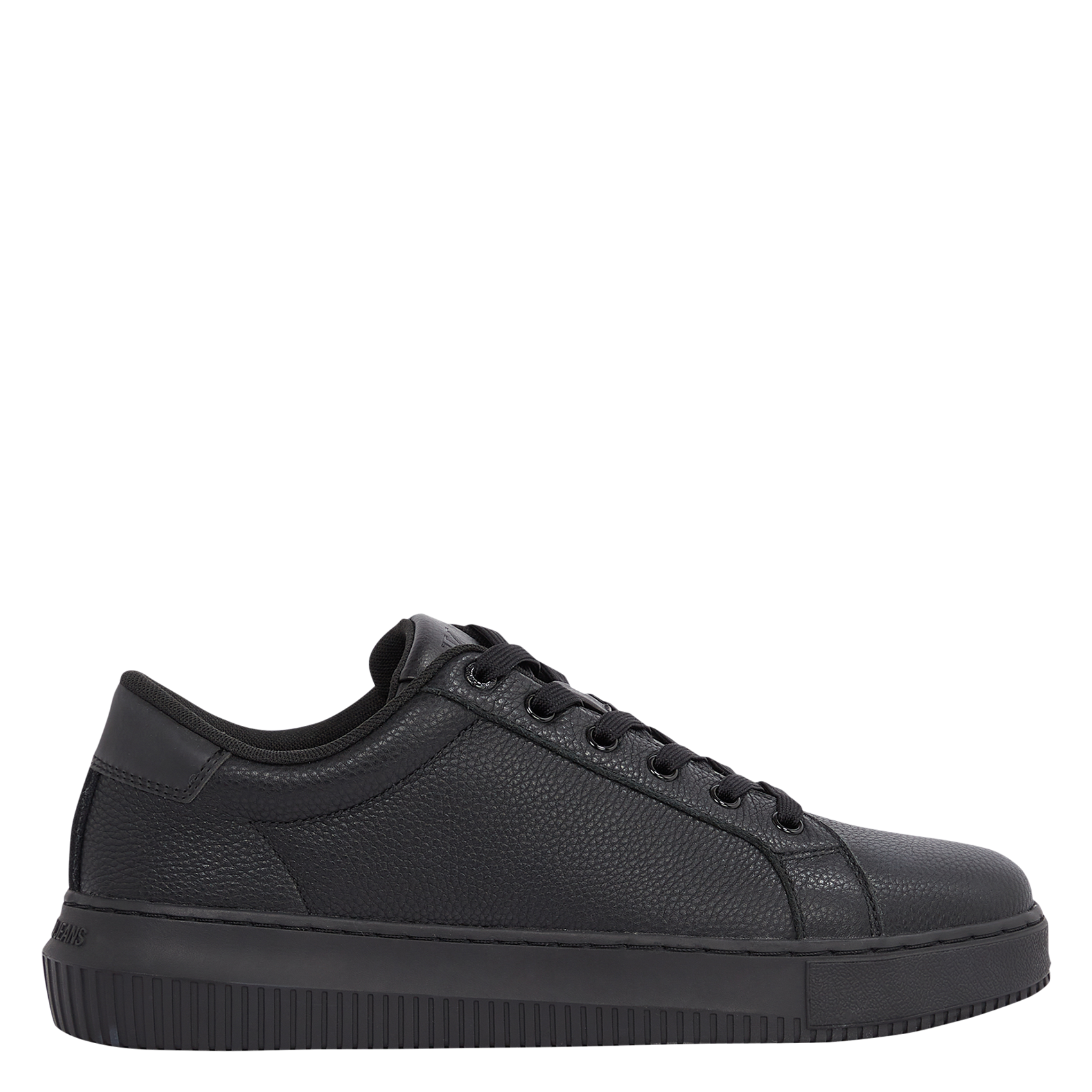 Baskets compensées en cuir  CALVIN KLEIN Noir