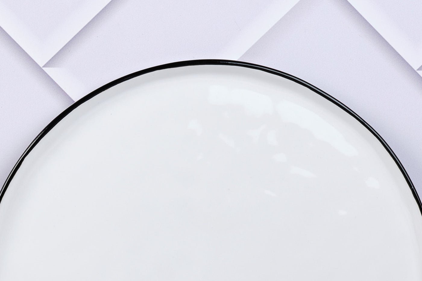 Pure plate ø27.5cm - 4 pieces - snow white BJORN White