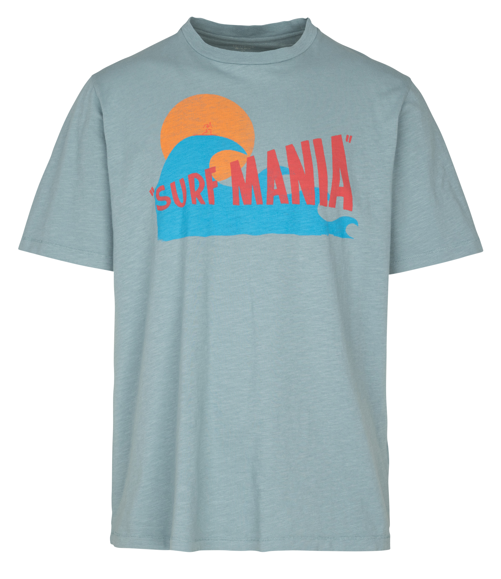 Straight-cut round-neck T-shirt HARTFORD Green