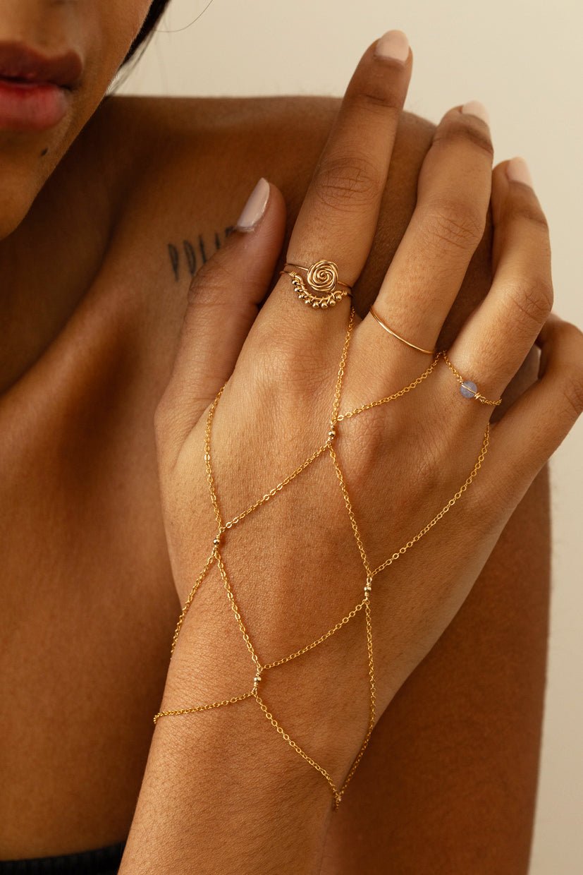 Bague frida perles YAY Golden