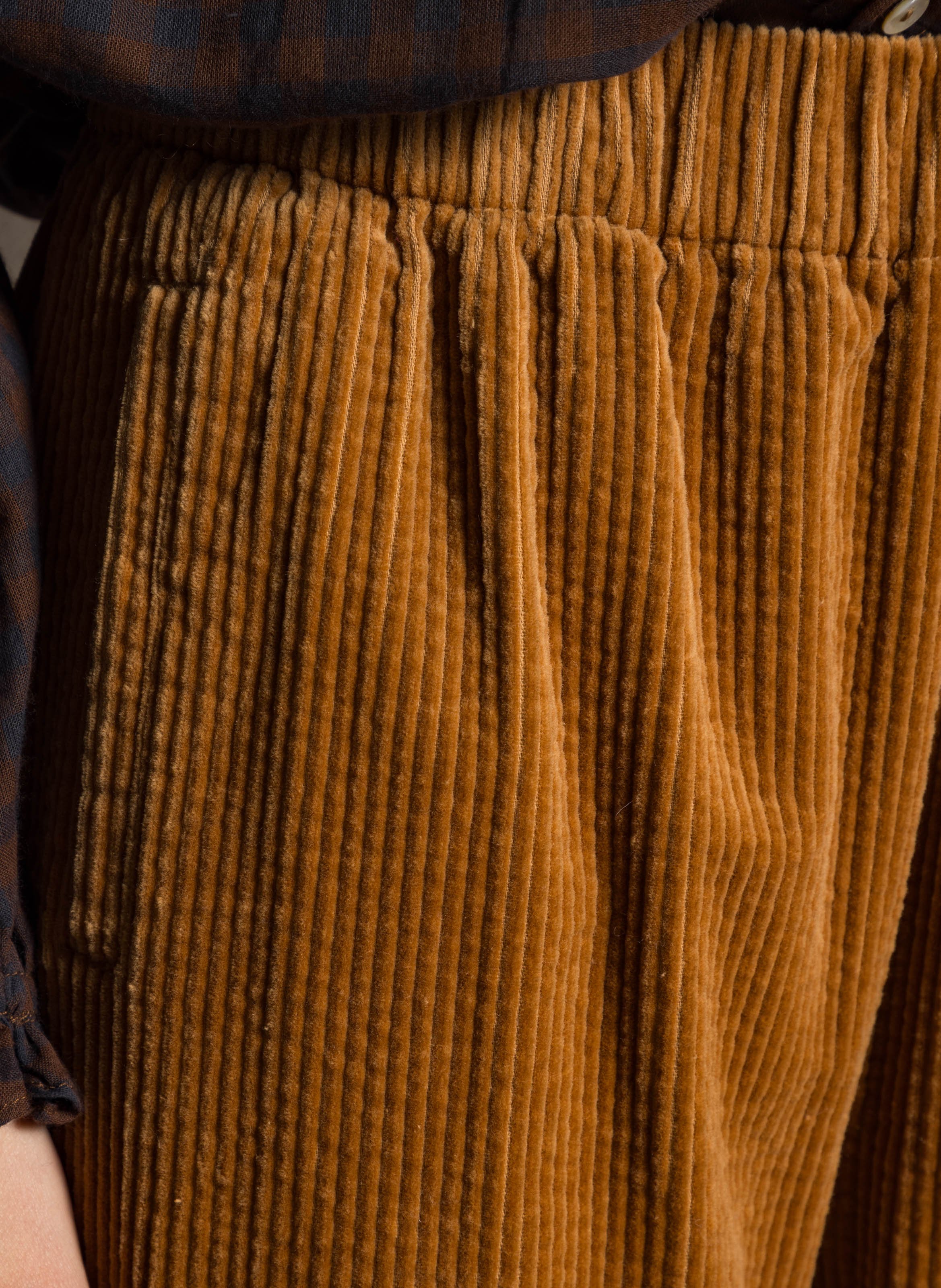 Flared cotton pants JC SOPHIE Brown