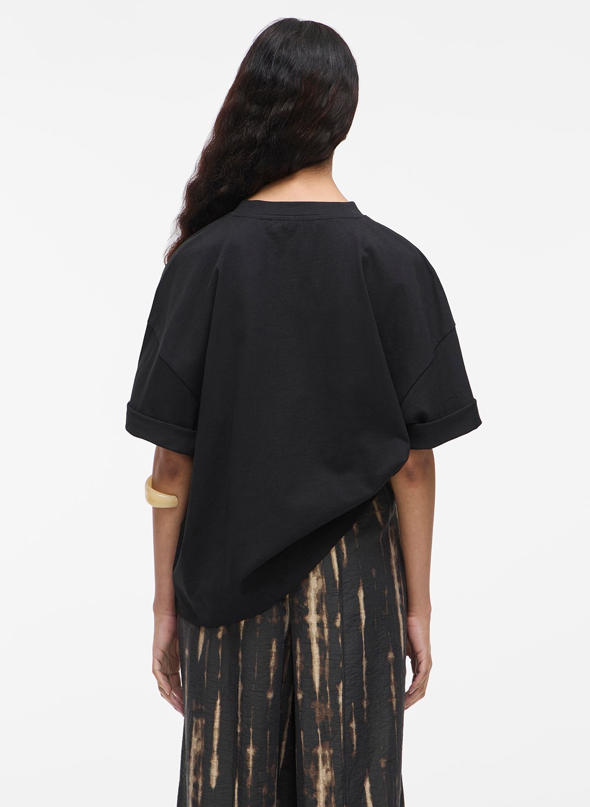 Round-neck organic cotton T-shirt ROUGE EDIT Grey