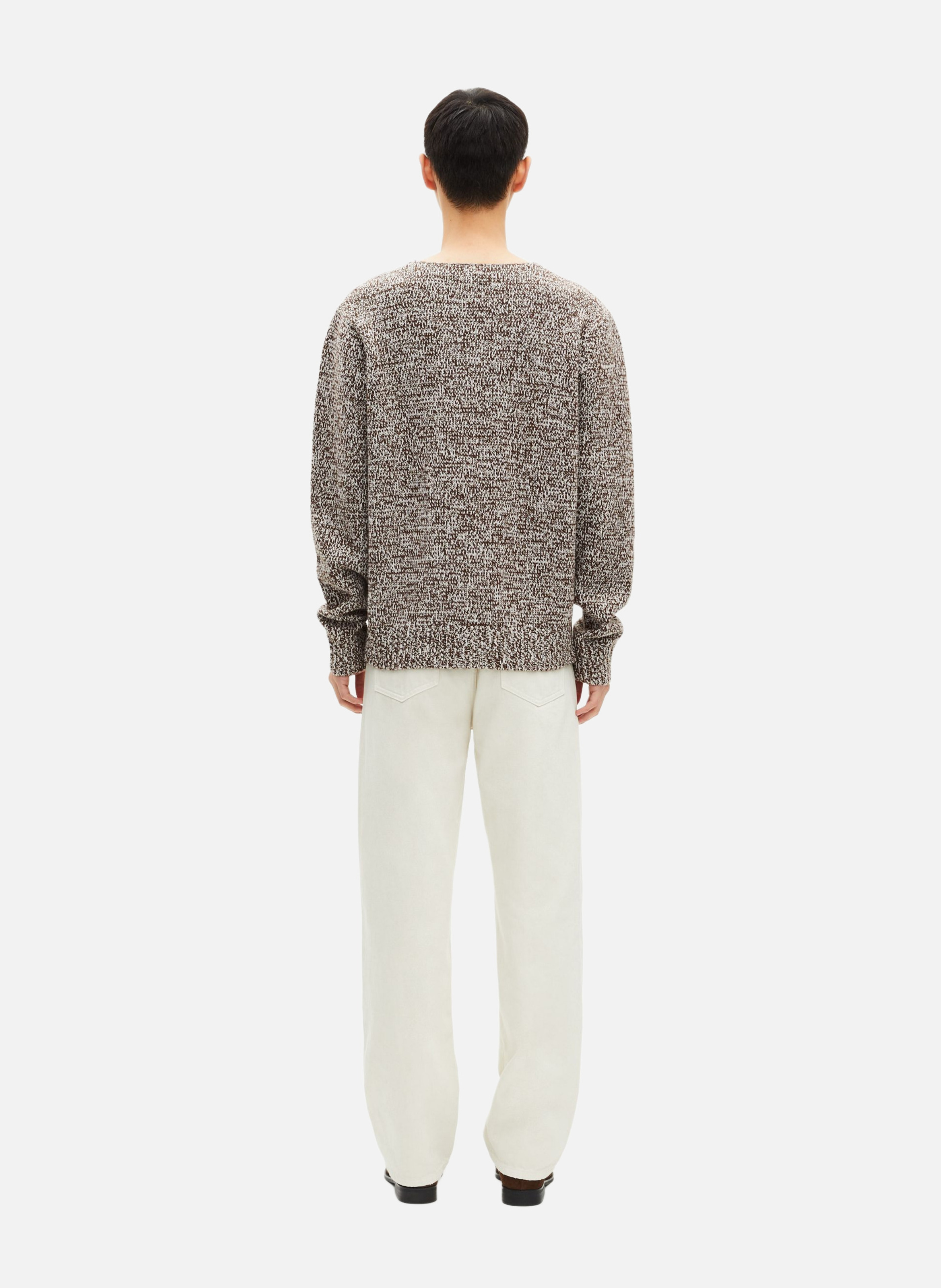Mottled sweater THE KOOPLES Beige