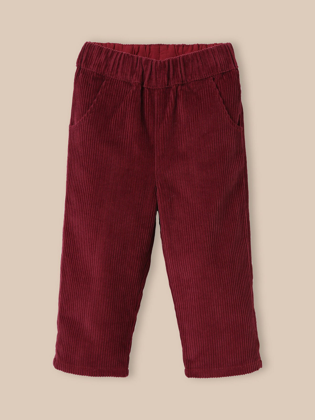 Corduroy pants in wide wales CYRILLUS