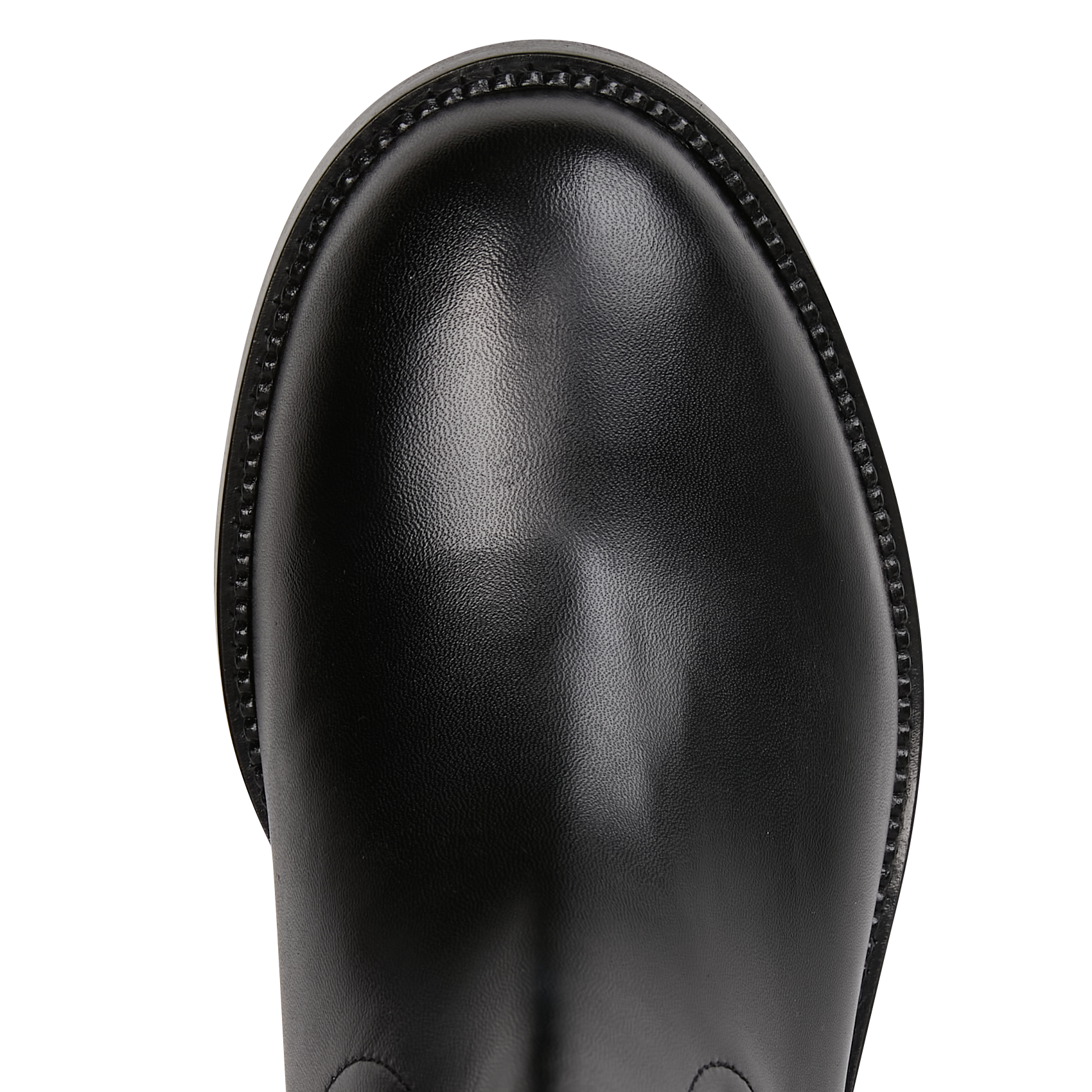 Bottines unies à enfiler en cuir BOBBIES Noir