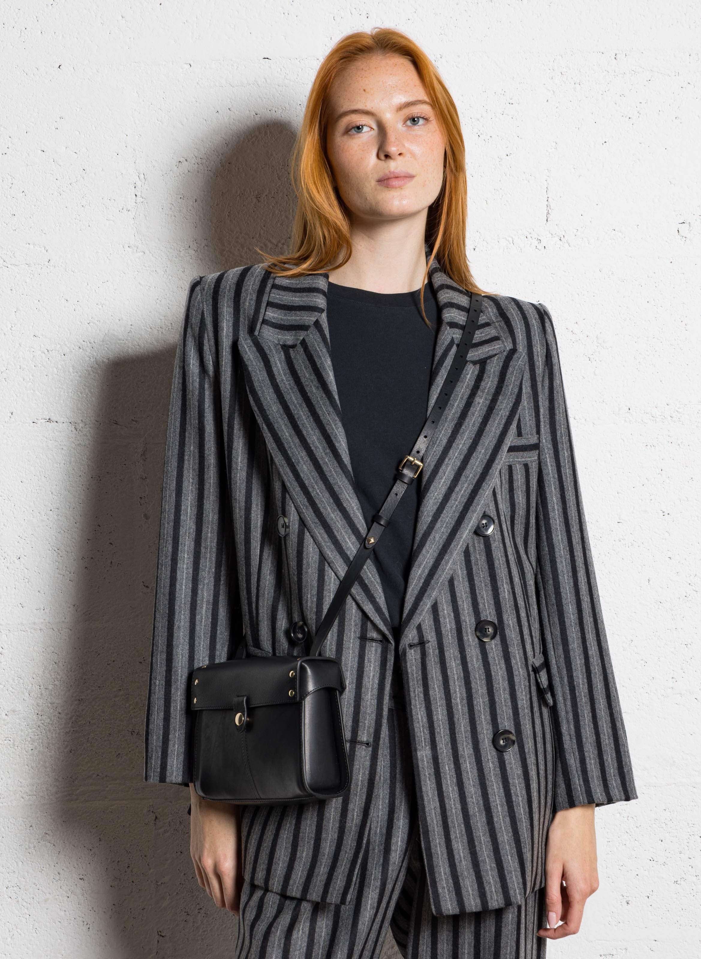 Brieftasche aus Leder HERBERT FRERE SOEUR Schwarz