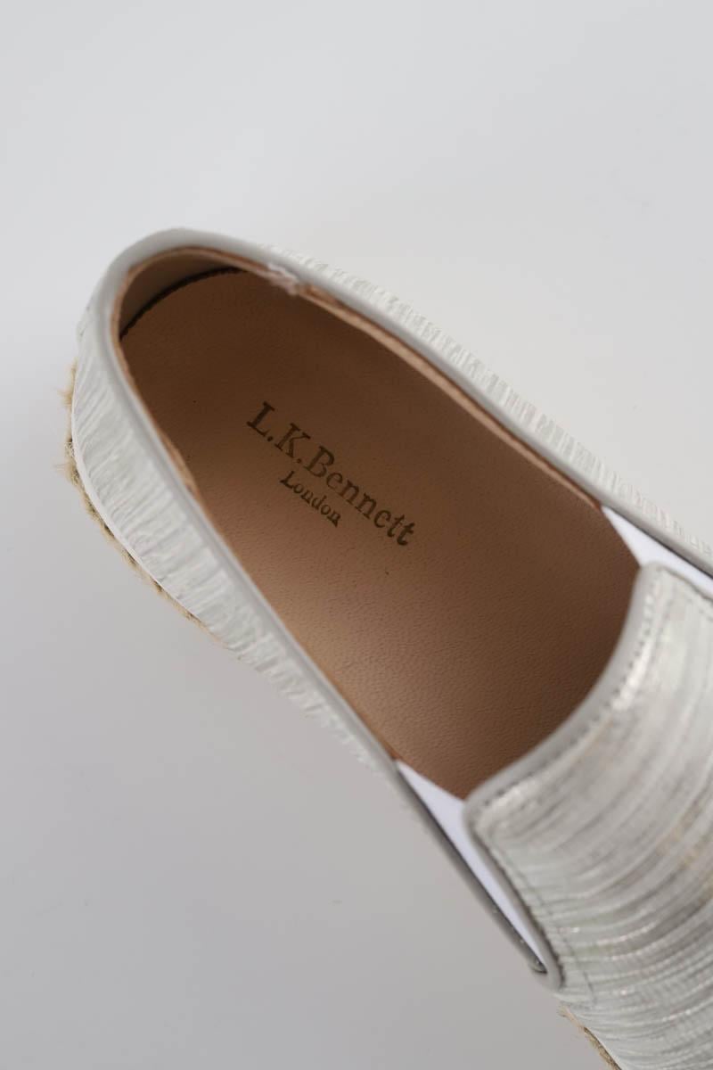 Espadrilles LK BENNETT - Seconde Main Silver