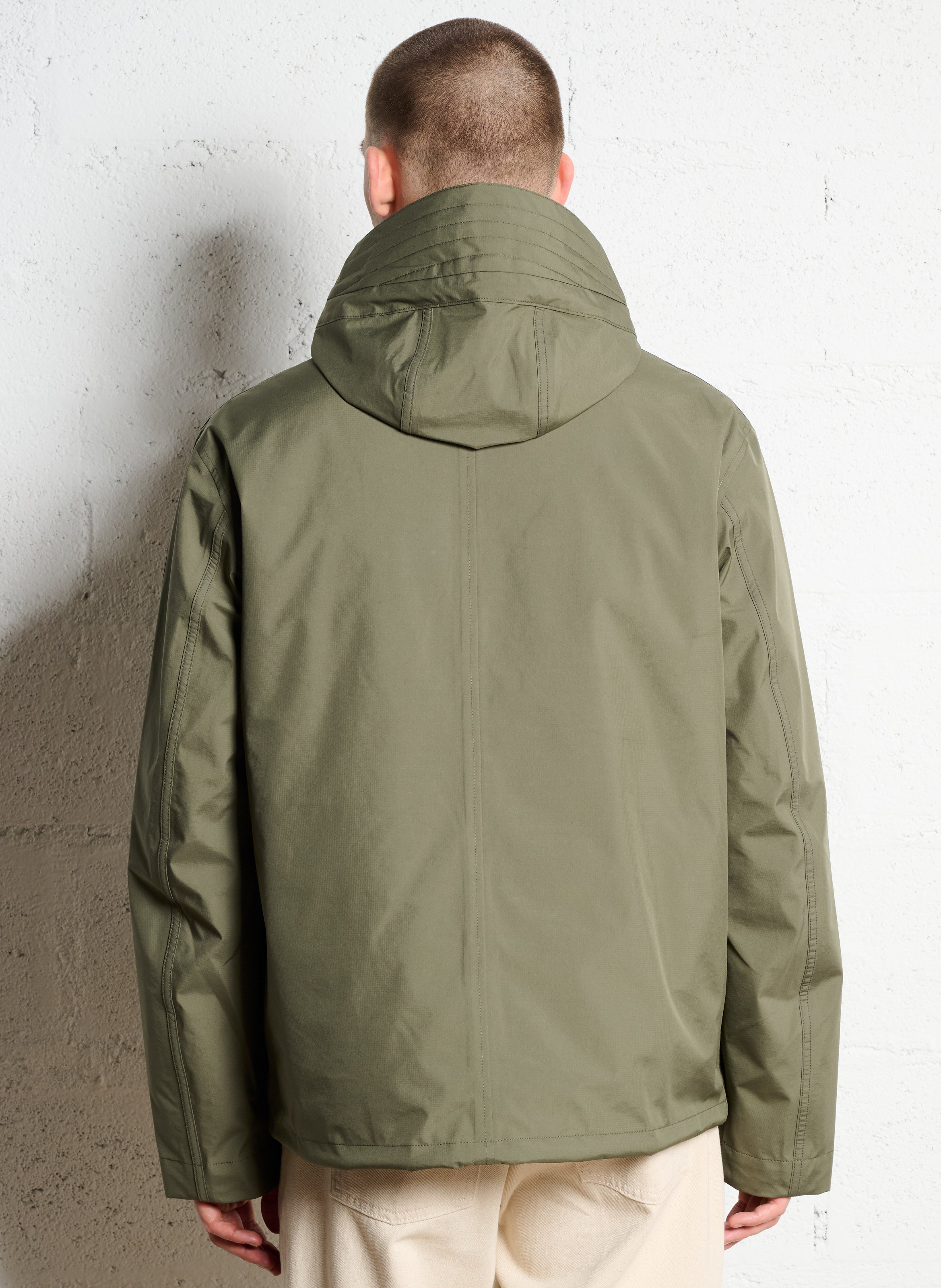 Rechte parka met opstaande kraag NAPAPIJRI Groen