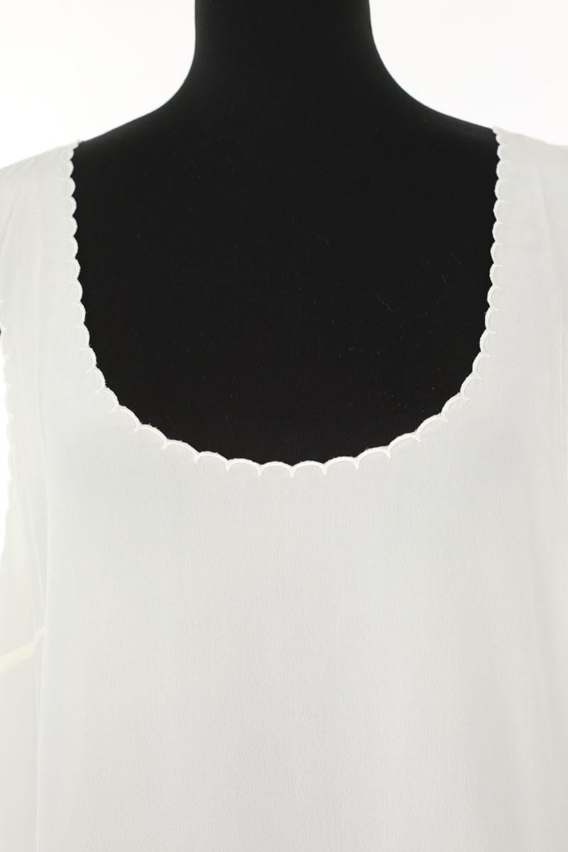 Azawood sleeveless top SEZANE - Seconde main White