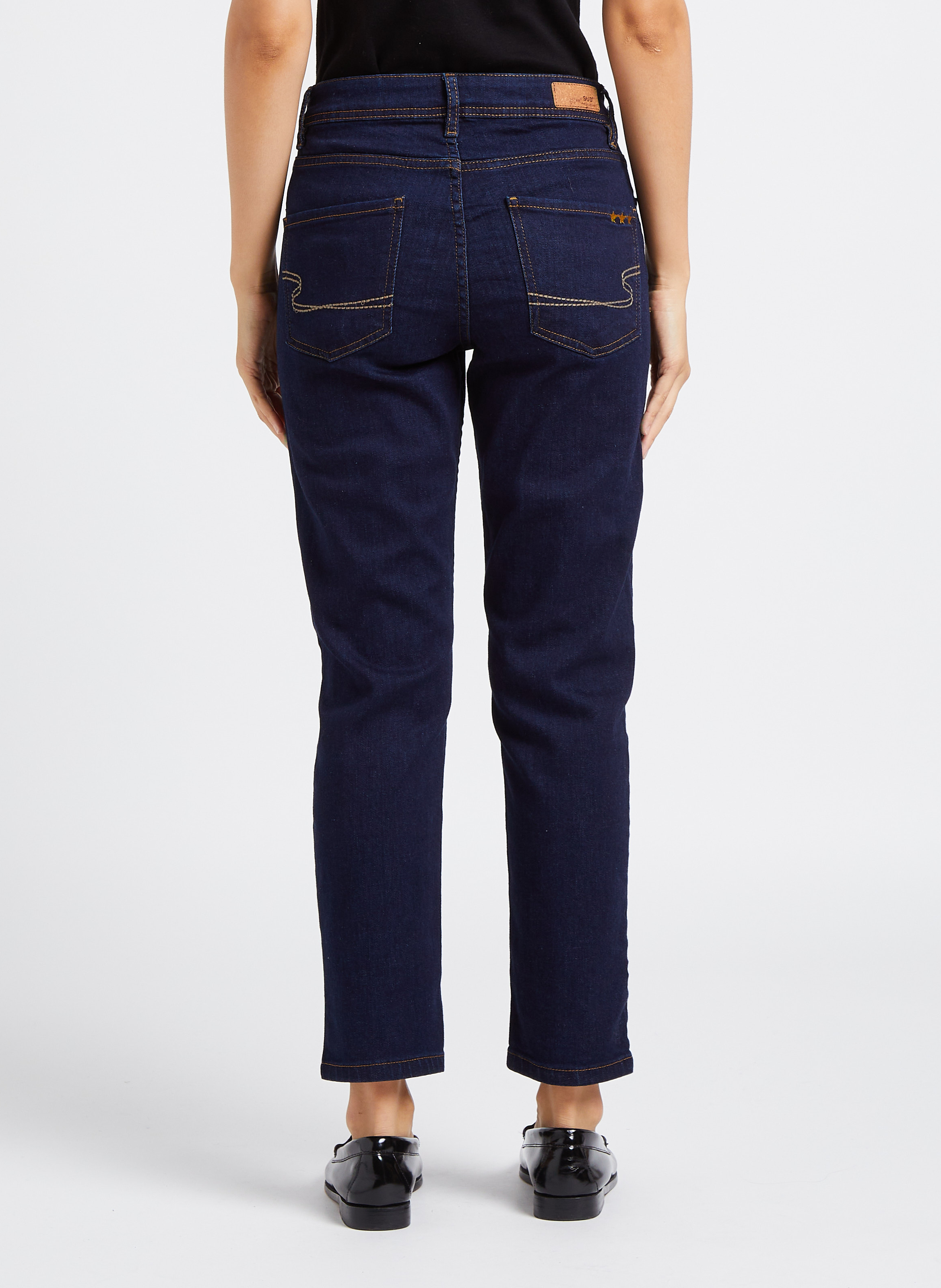 High Waist Slim Fit Jeans SUD EXPRESS Blau