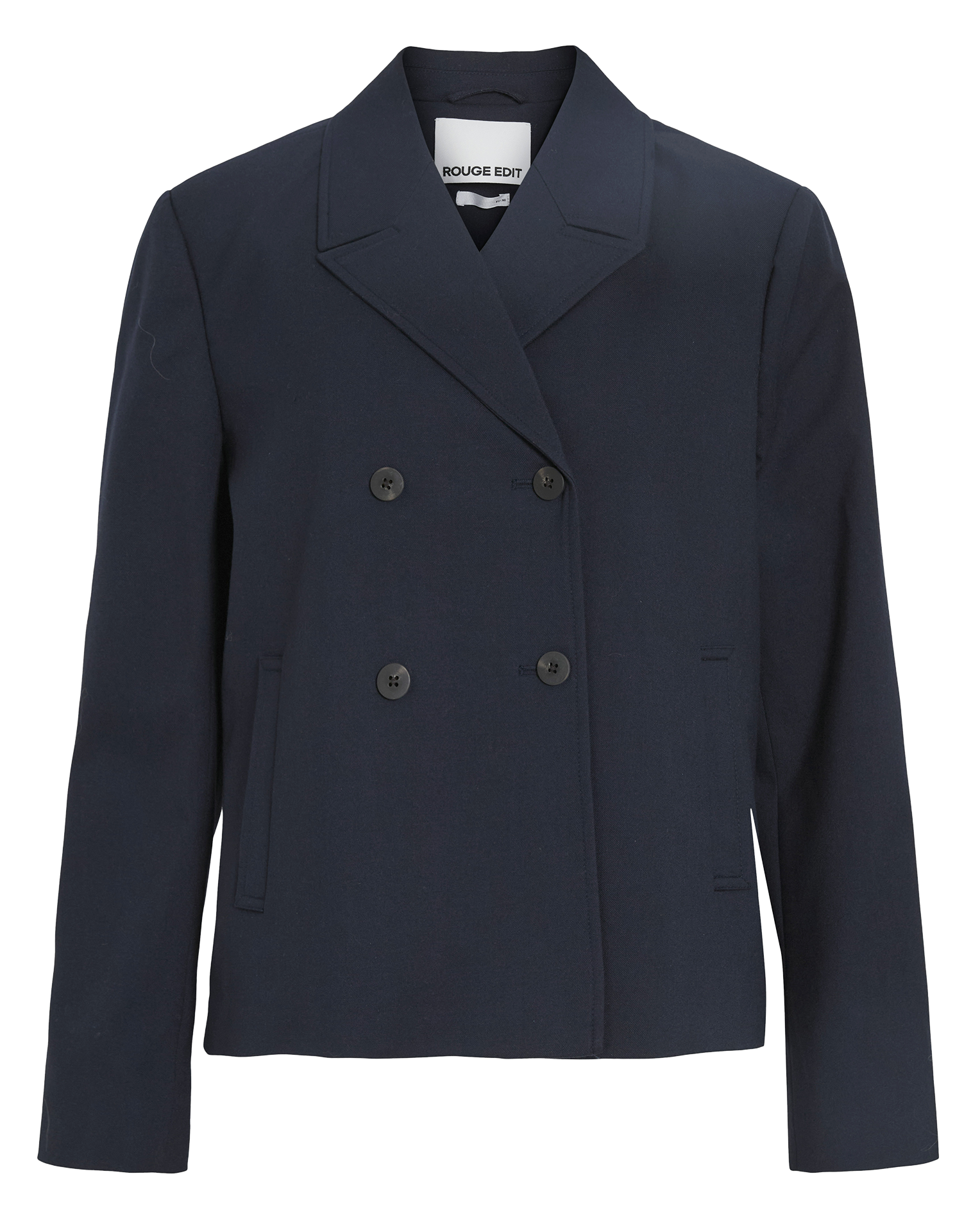 Rechte blazer ROUGE EDIT Blauw