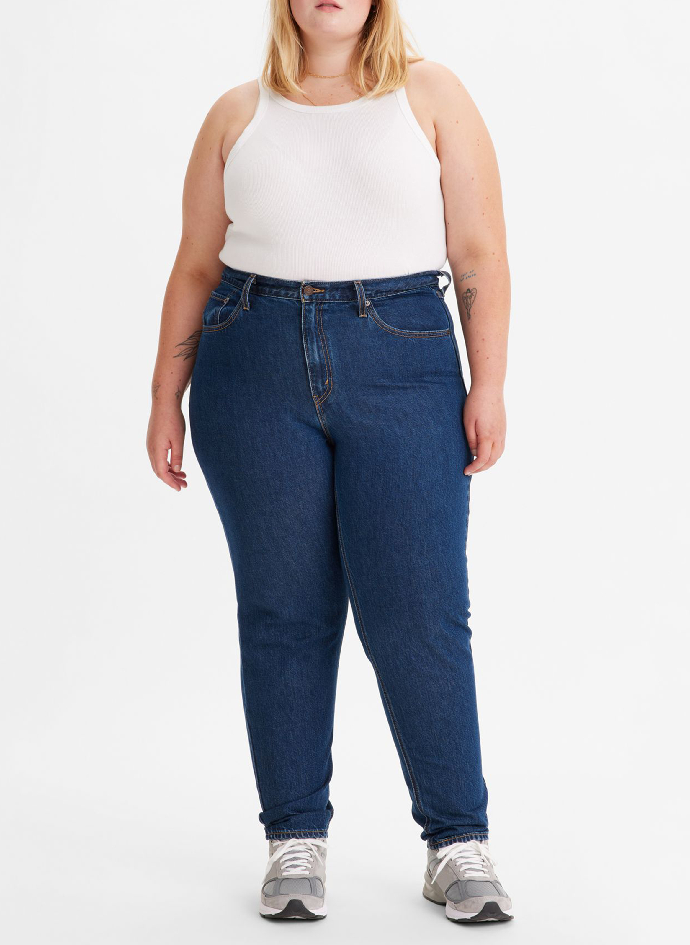 Jean mom-fit en coton  LEVI'S