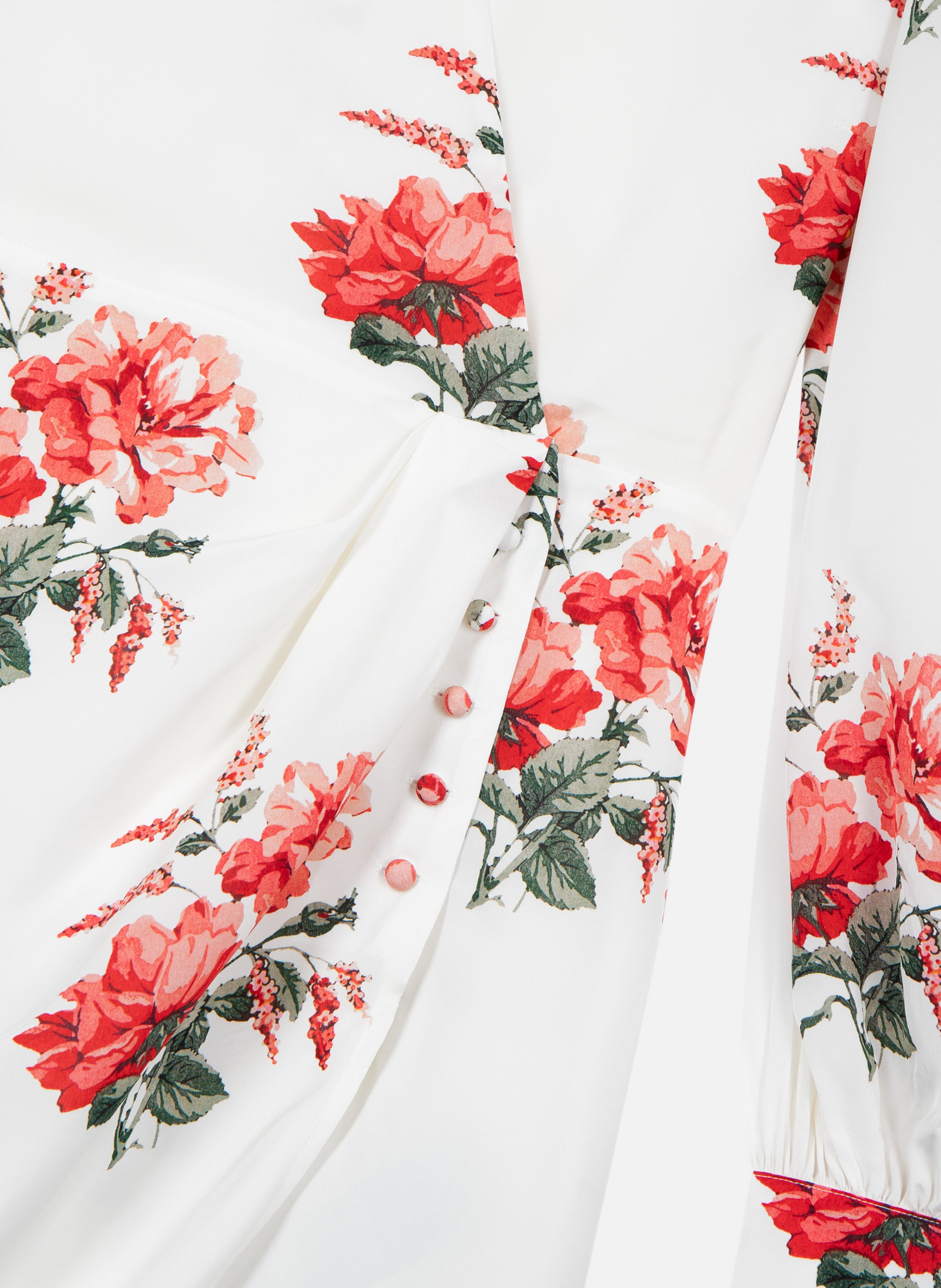 Short floral print wrap dress THE KOOPLES White