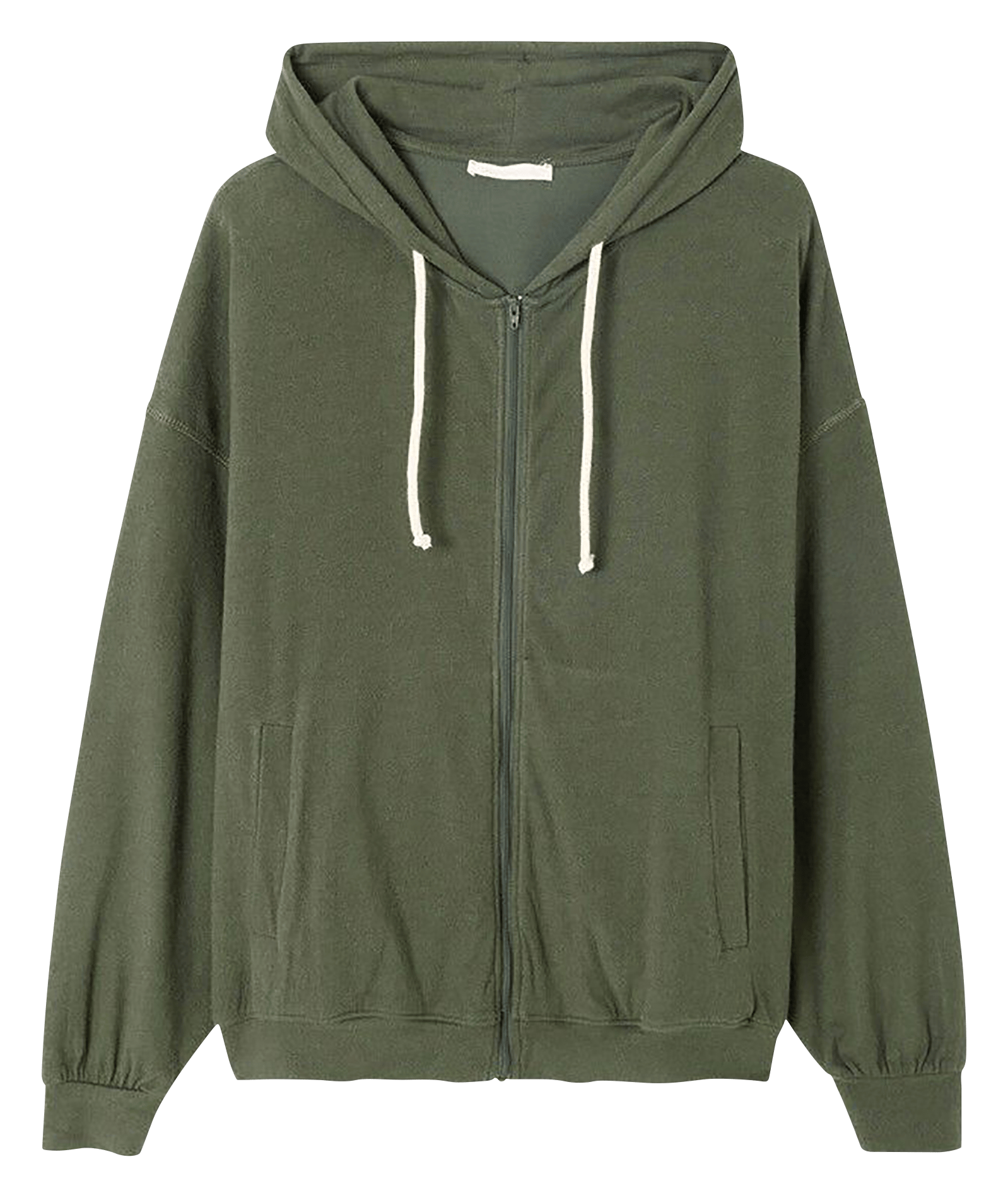 Cotton-blend hooded sweatshirt AMERICAN VINTAGE Green