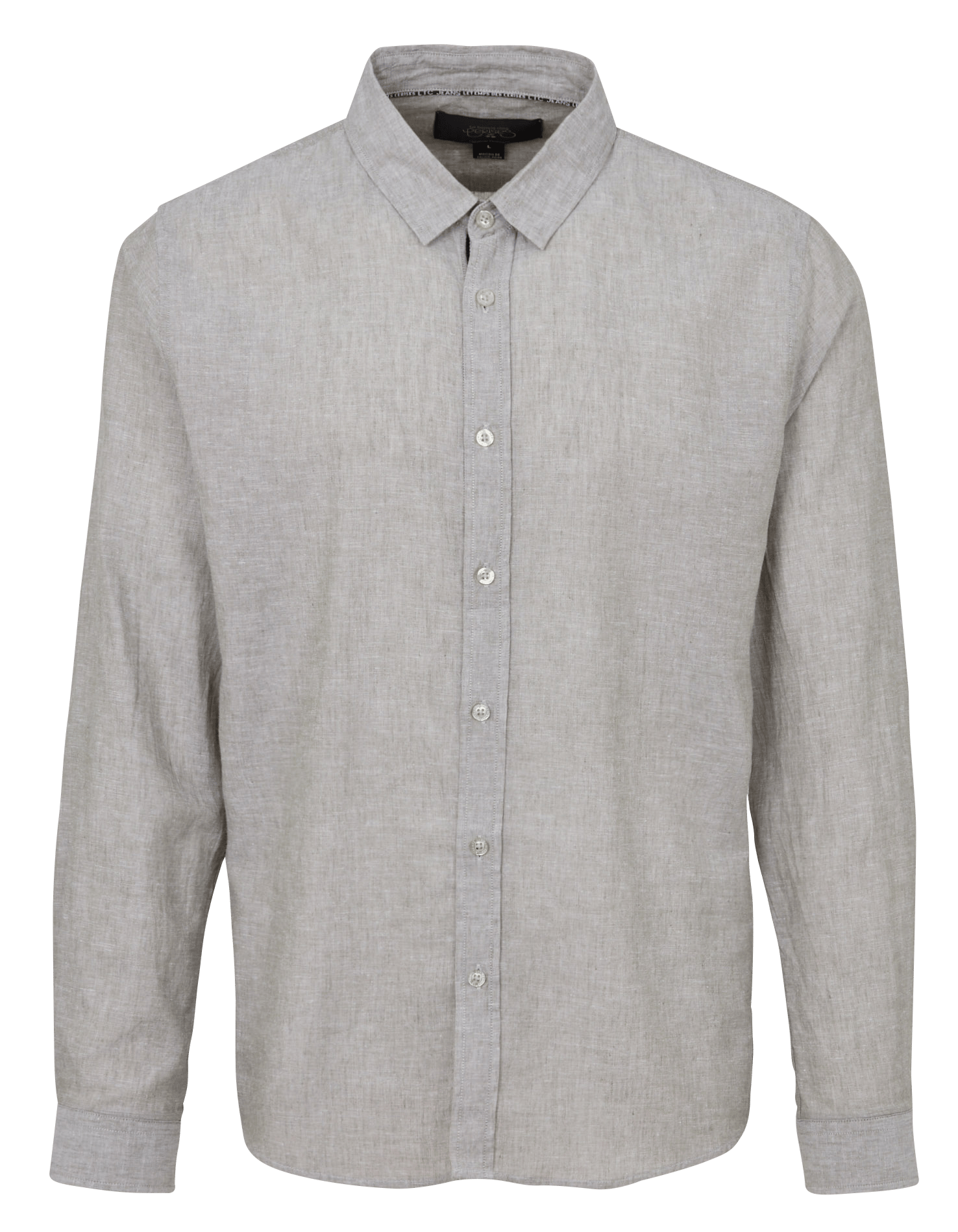 Regular-fit linen and cotton shirt LE TEMPS DES CERISES