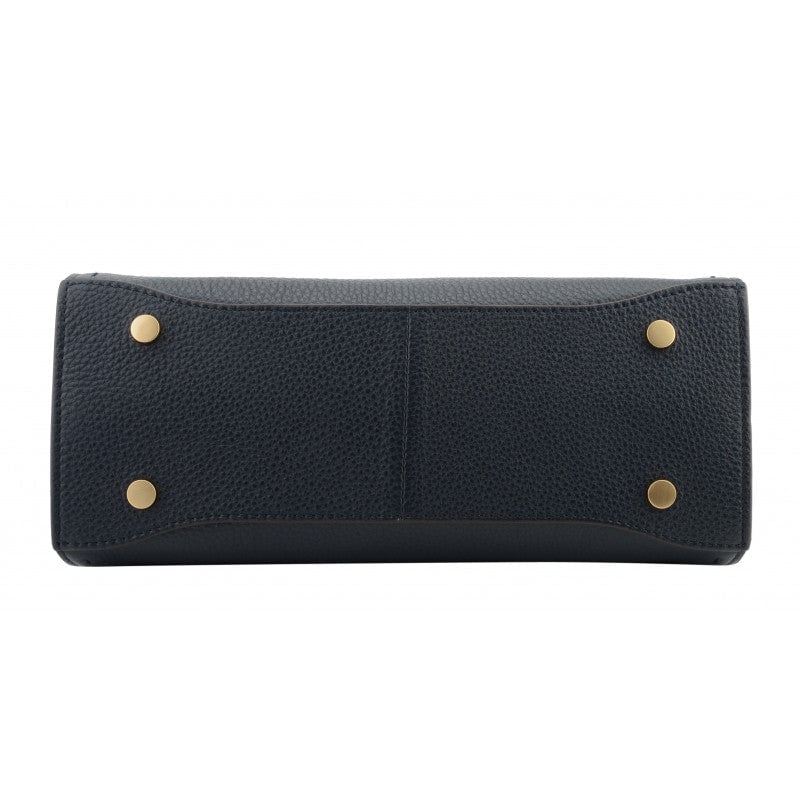 Handbag in calfskin Blue