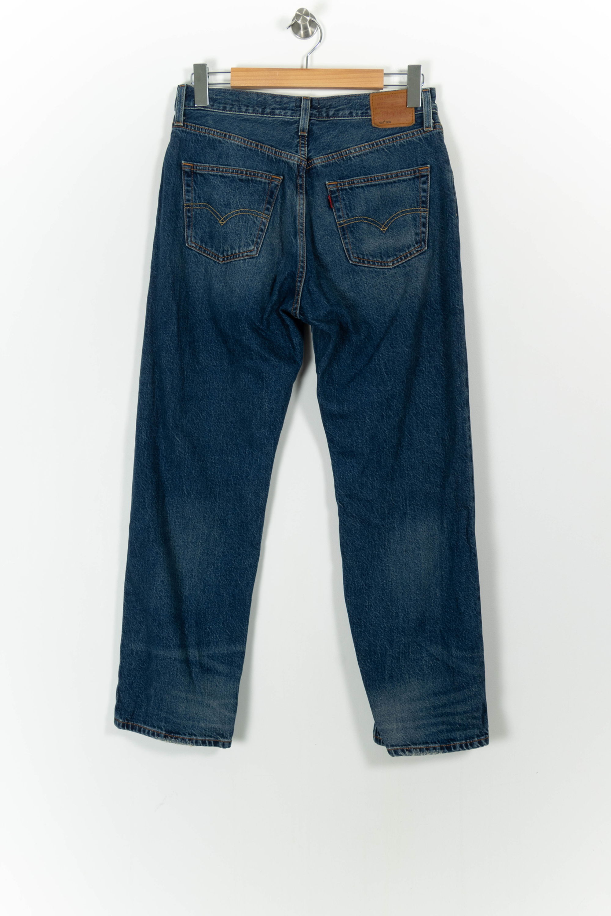 Cropped slim jeans with studs LEVI'S - Seconde main Blue