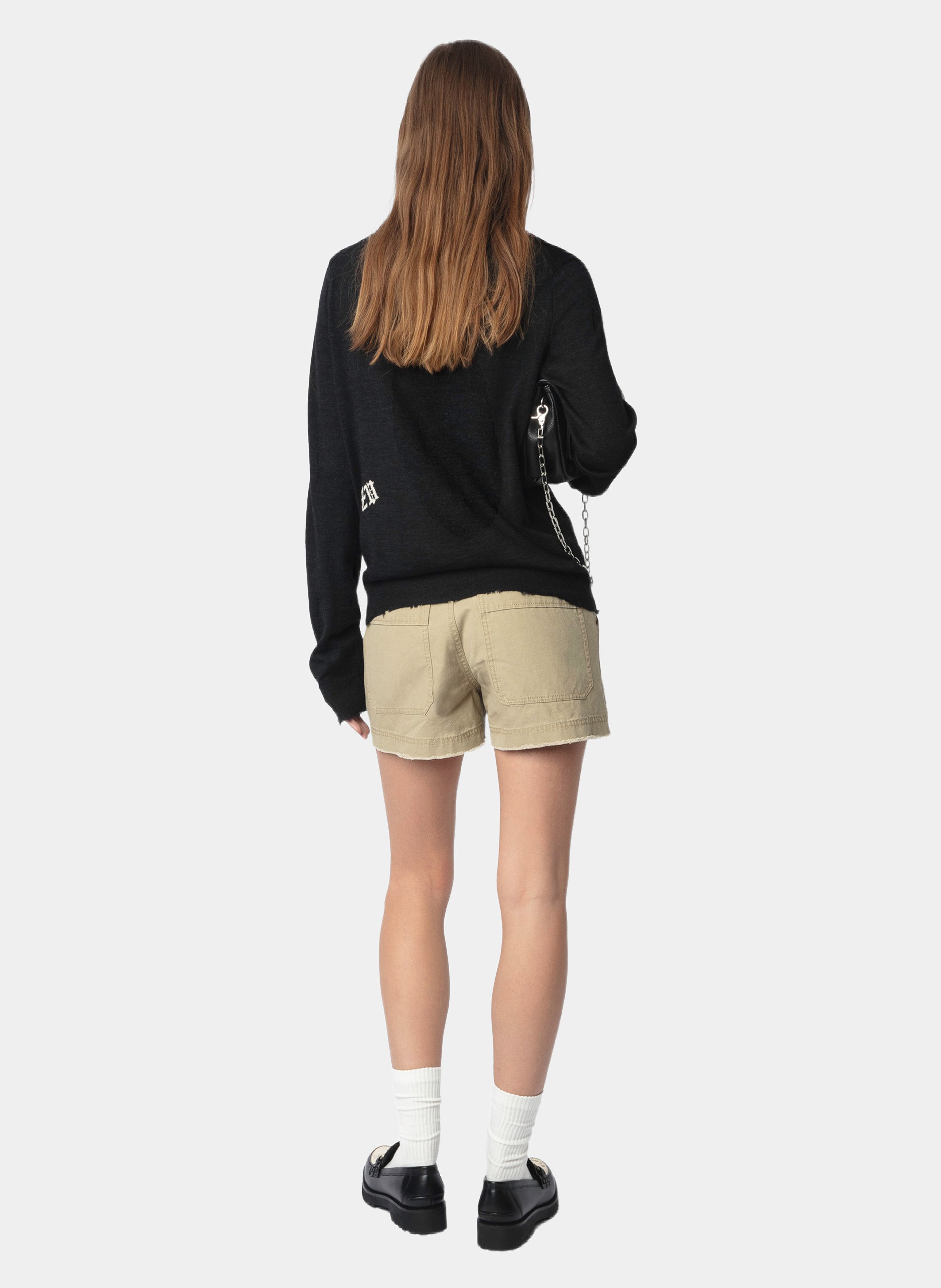 Pull droit en laine ZADIG&VOLTAIRE Gris