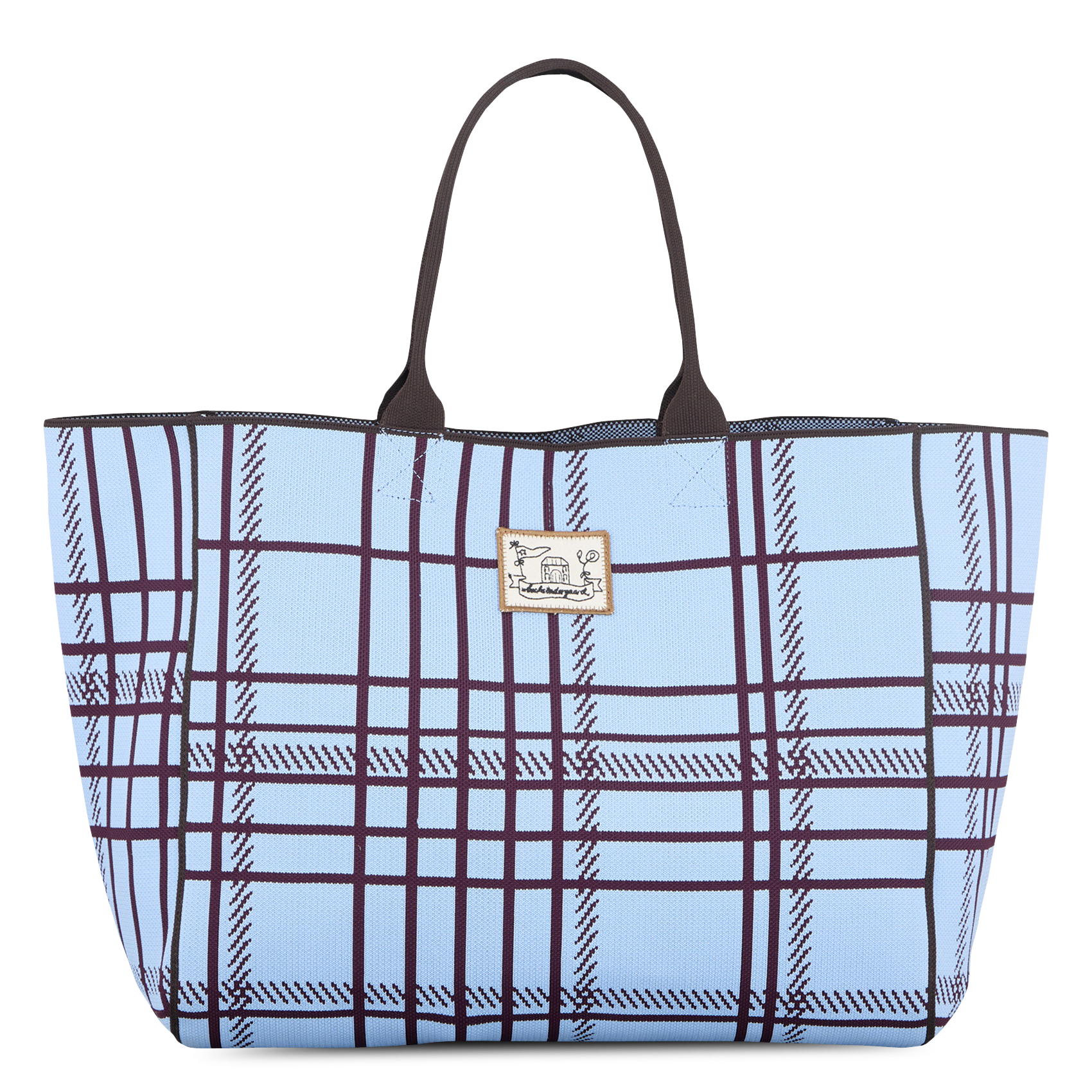 Karierte Shopper-Tasche BECKSONDERGAARD