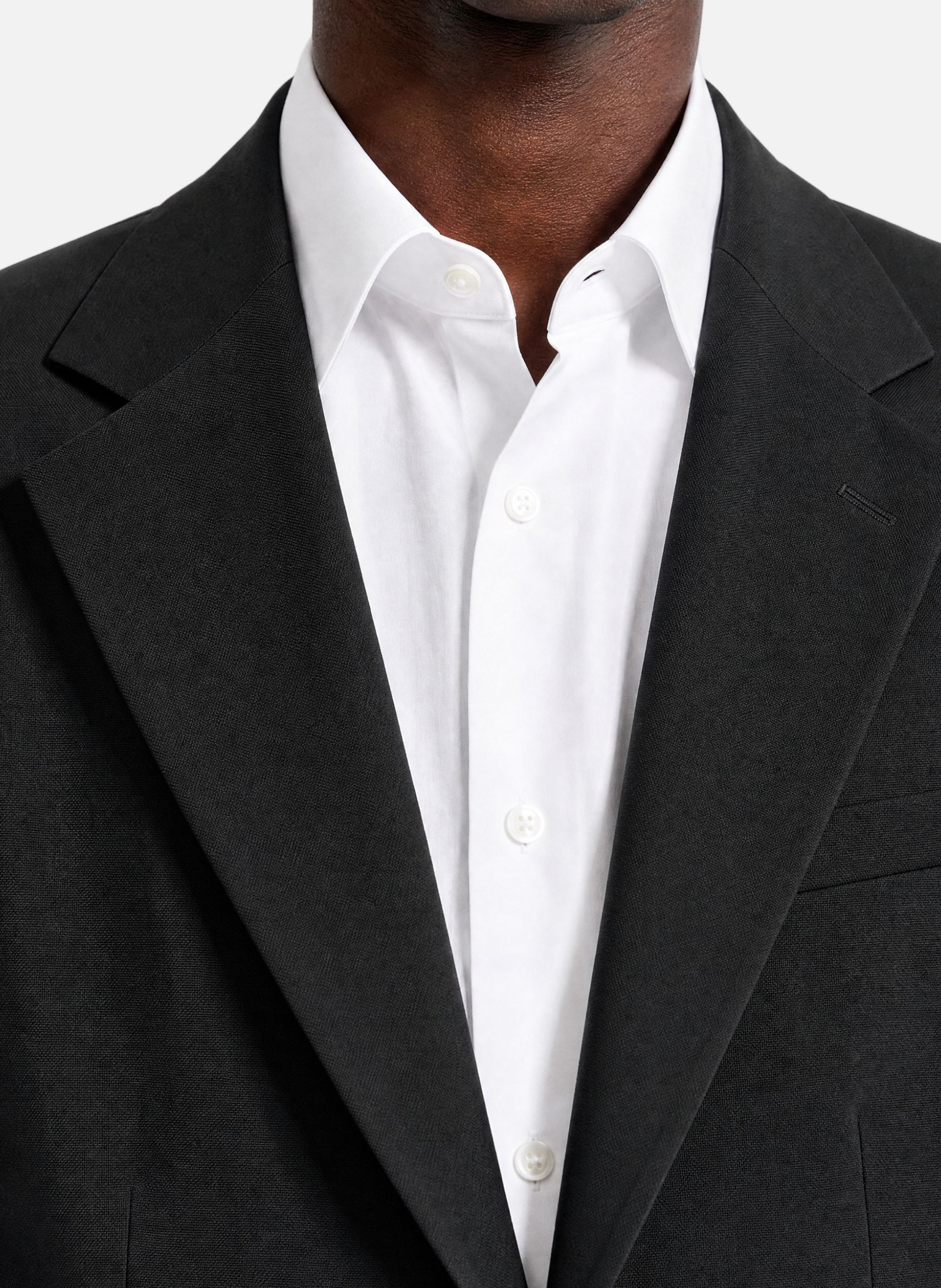 Veste de costume en laine marine THE KOOPLES Noir
