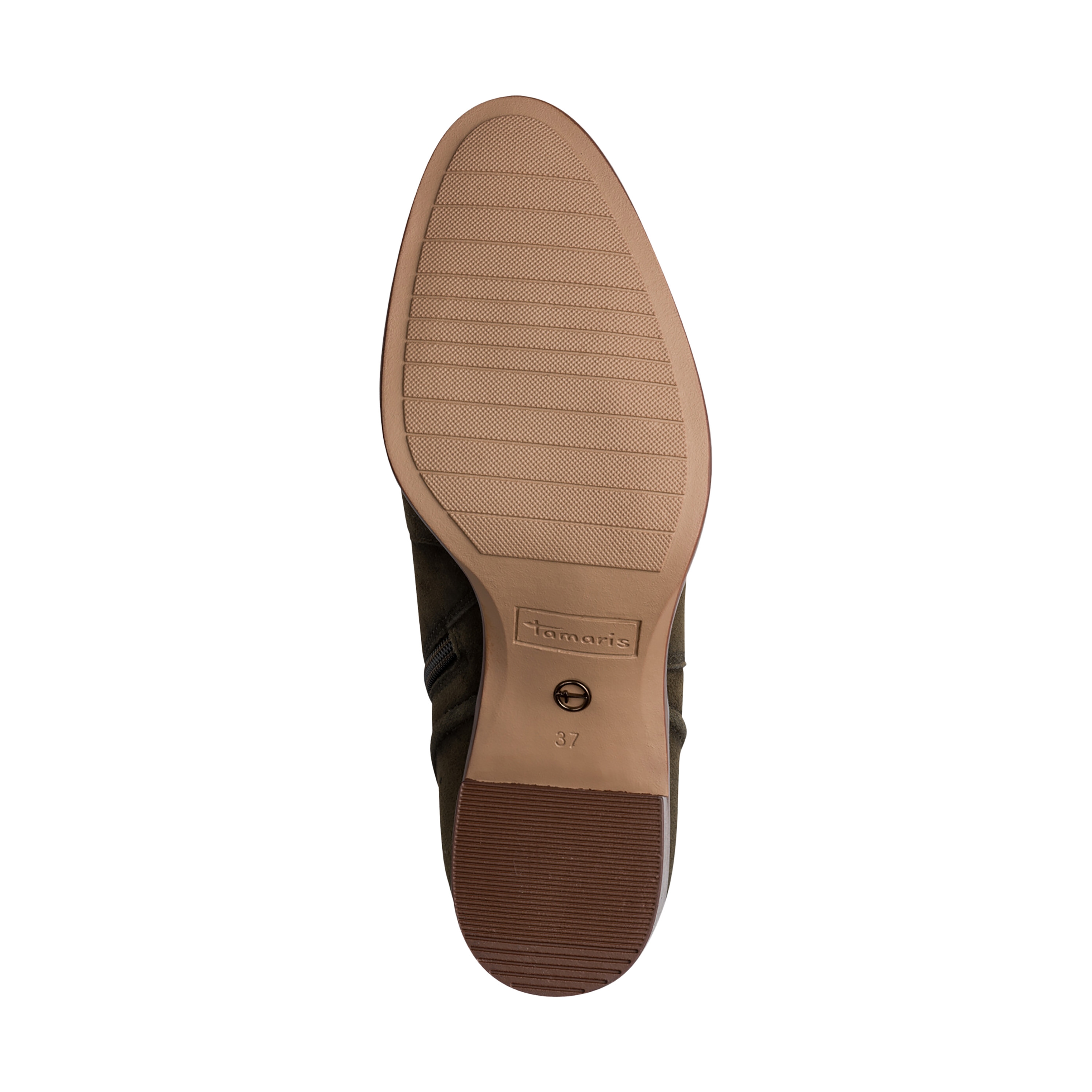 Bottine cuir TAMARIS Vert