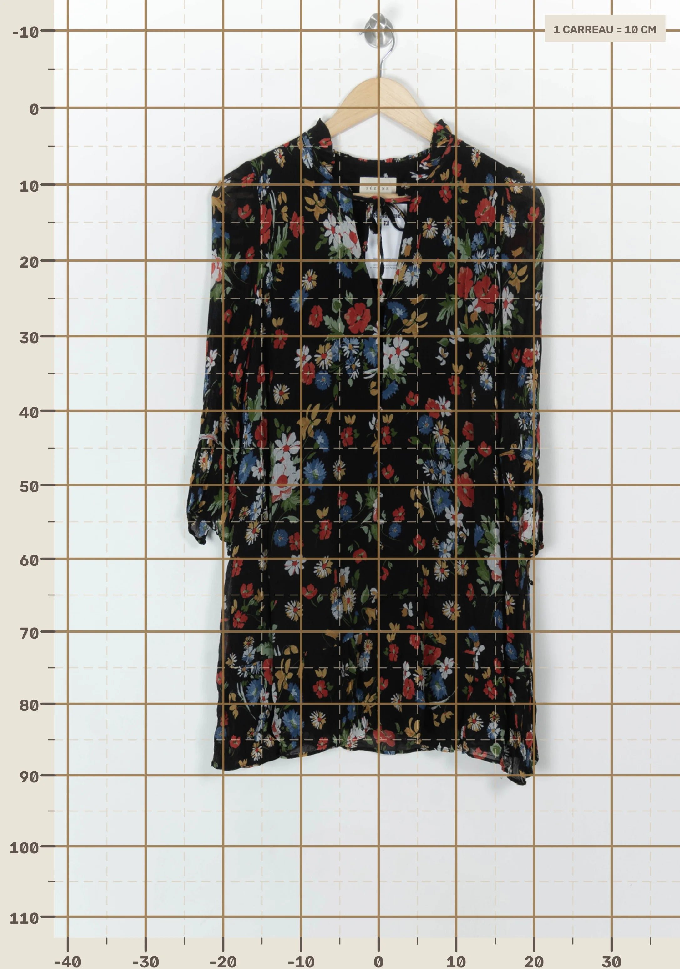 Robe courte & midi SEZANE - Seconde main Multicolore