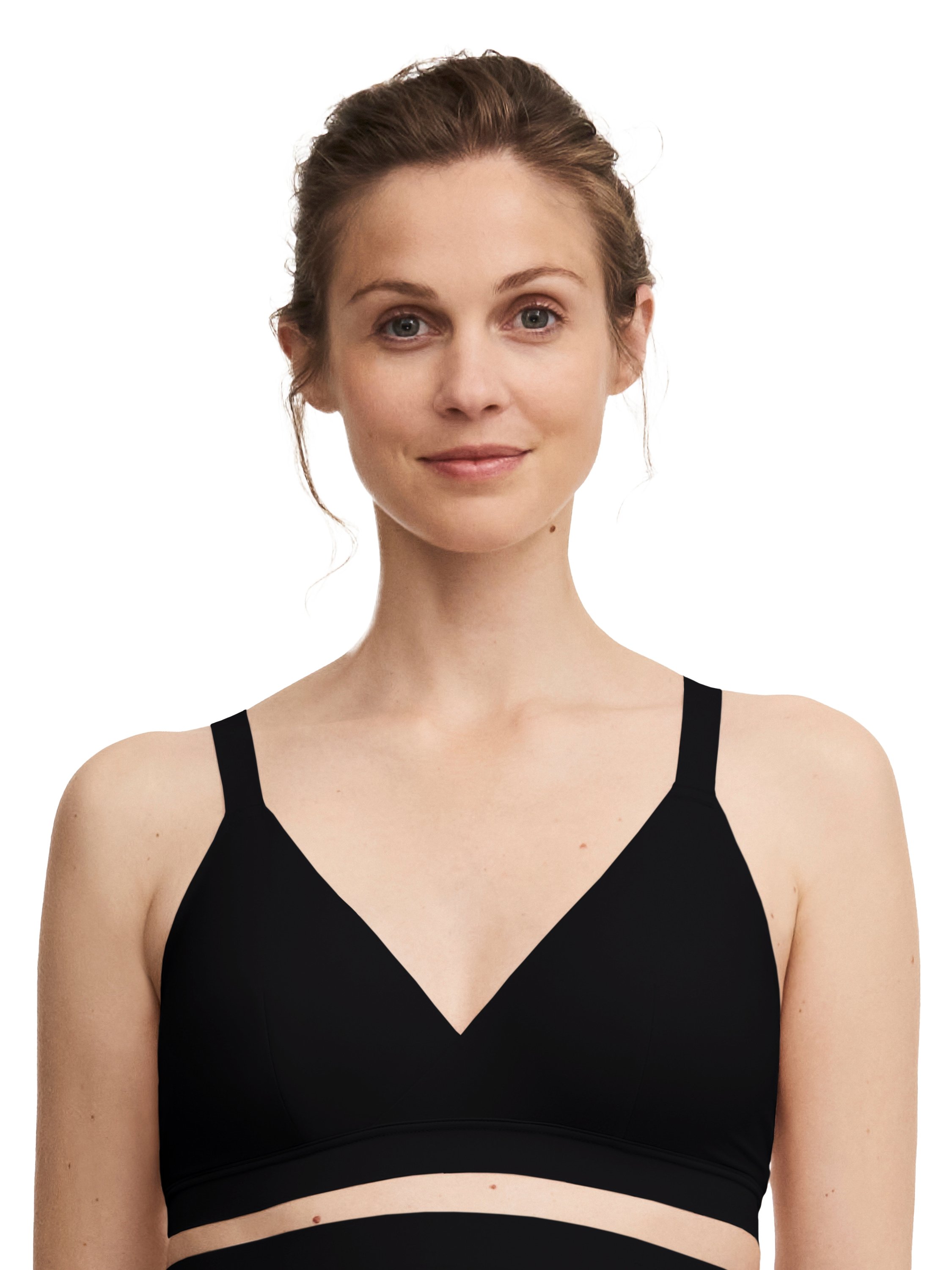 Non-wired maternity and nursing bra CHANTELLE Black