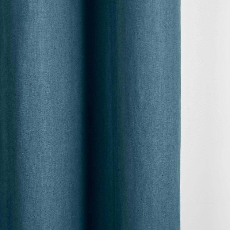 Lined black-out curtain with eyelets MADURA Blue