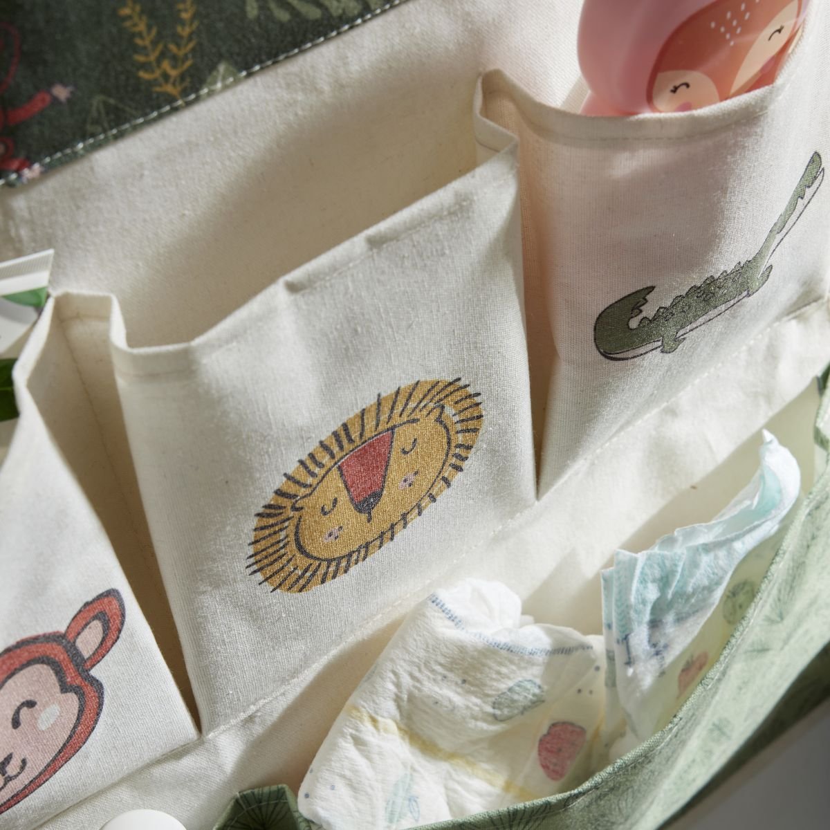 Fabric wall organizer FACTORY White