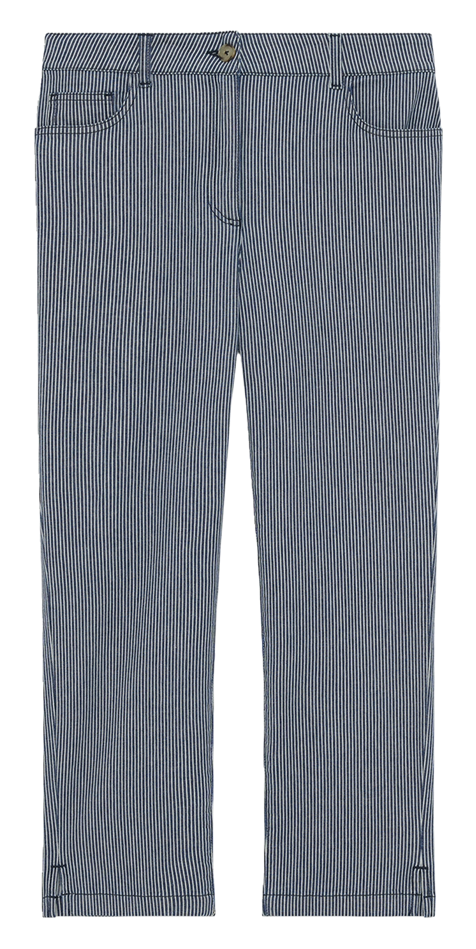 Gestreepte driekwartbroek Blauw