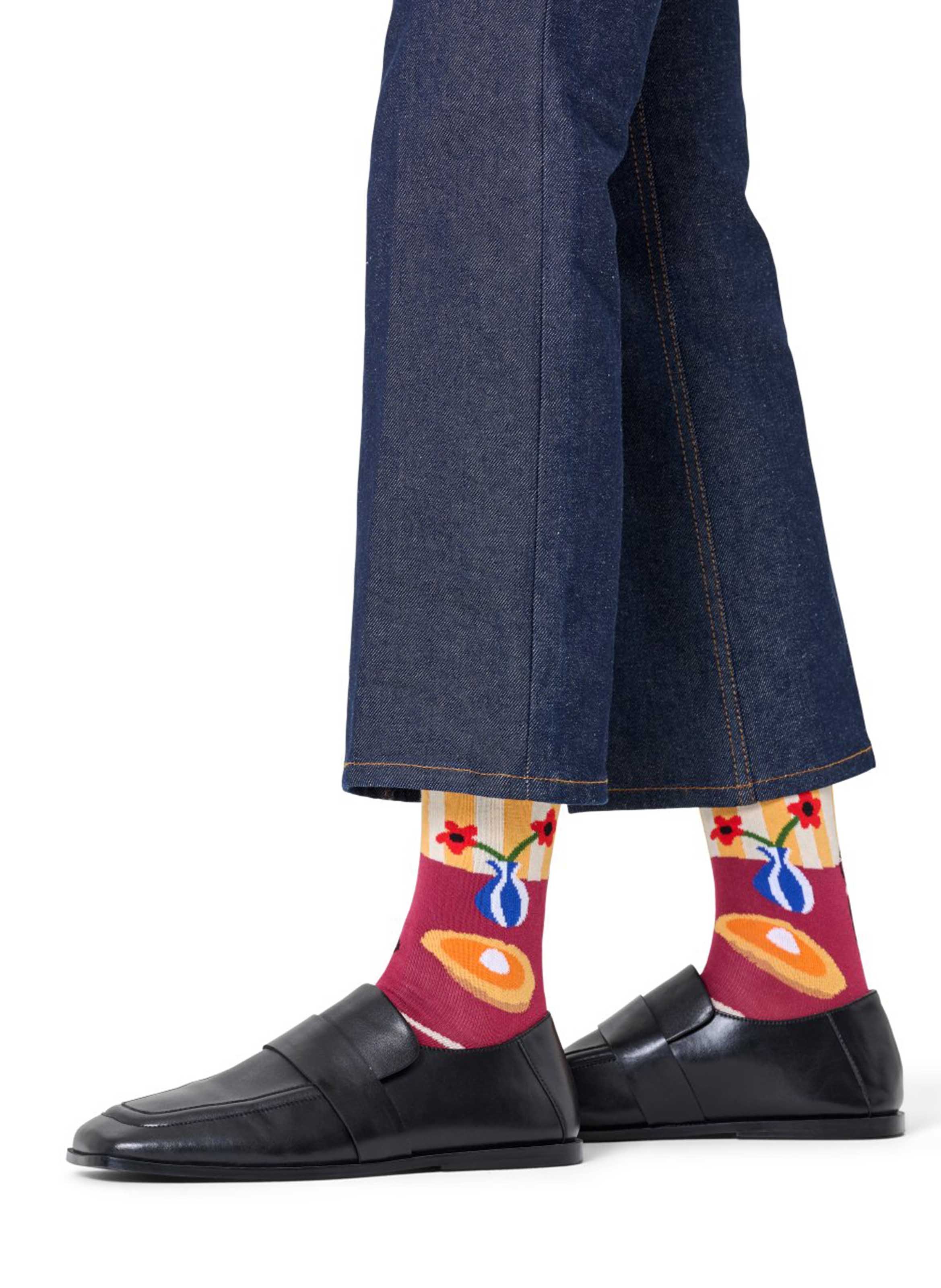 Chaussettes en coton mélangé HAPPY SOCKS Rouge