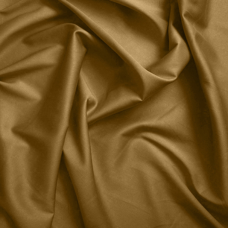 Flat sheet "premium" for single & double beds COTON PUR Brown